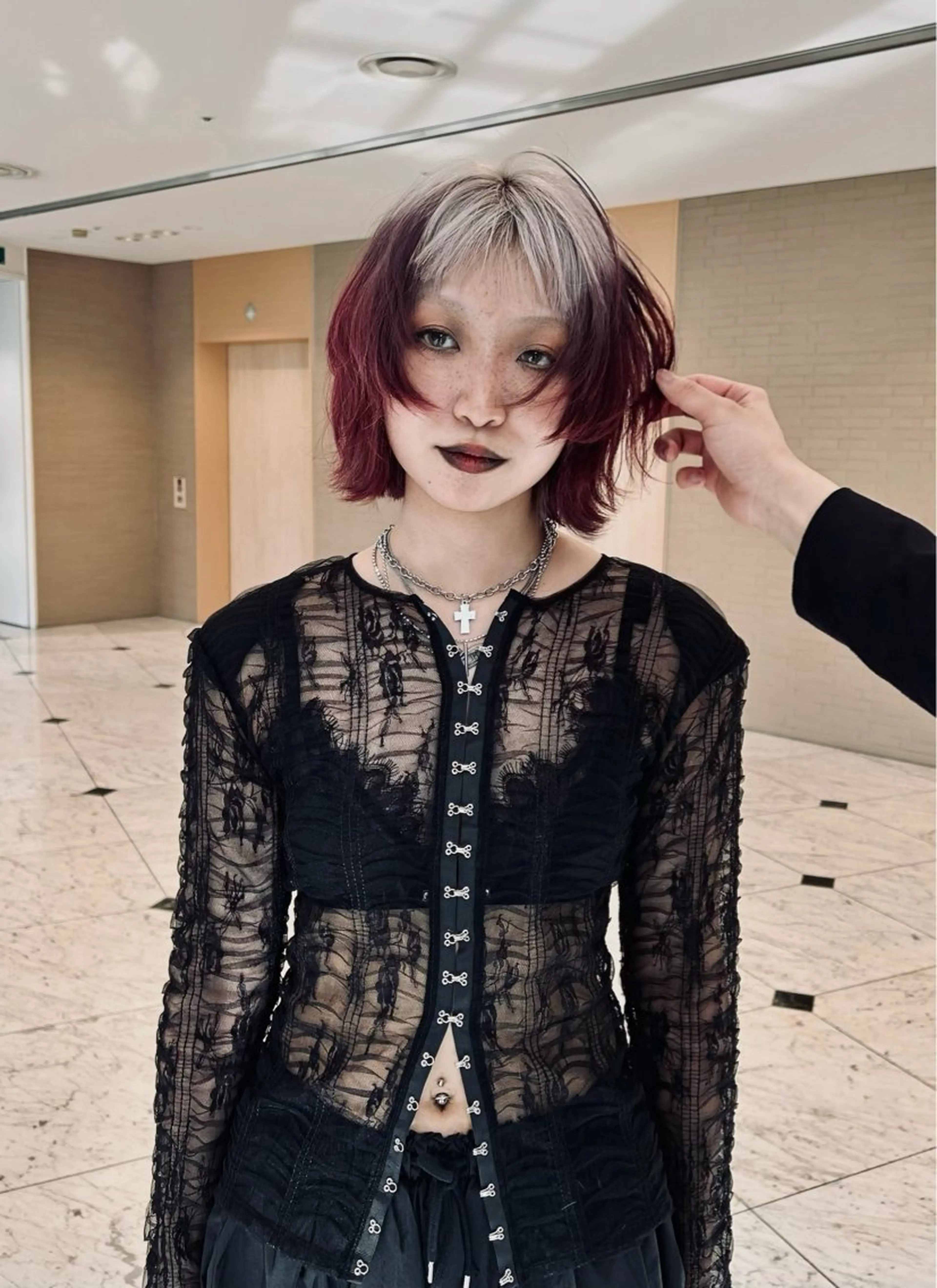 【ミニモ限定ダブルカラー】ケアブリーチ＋デザインカラー+髪質改善TOKIOトリートメント✨の写真