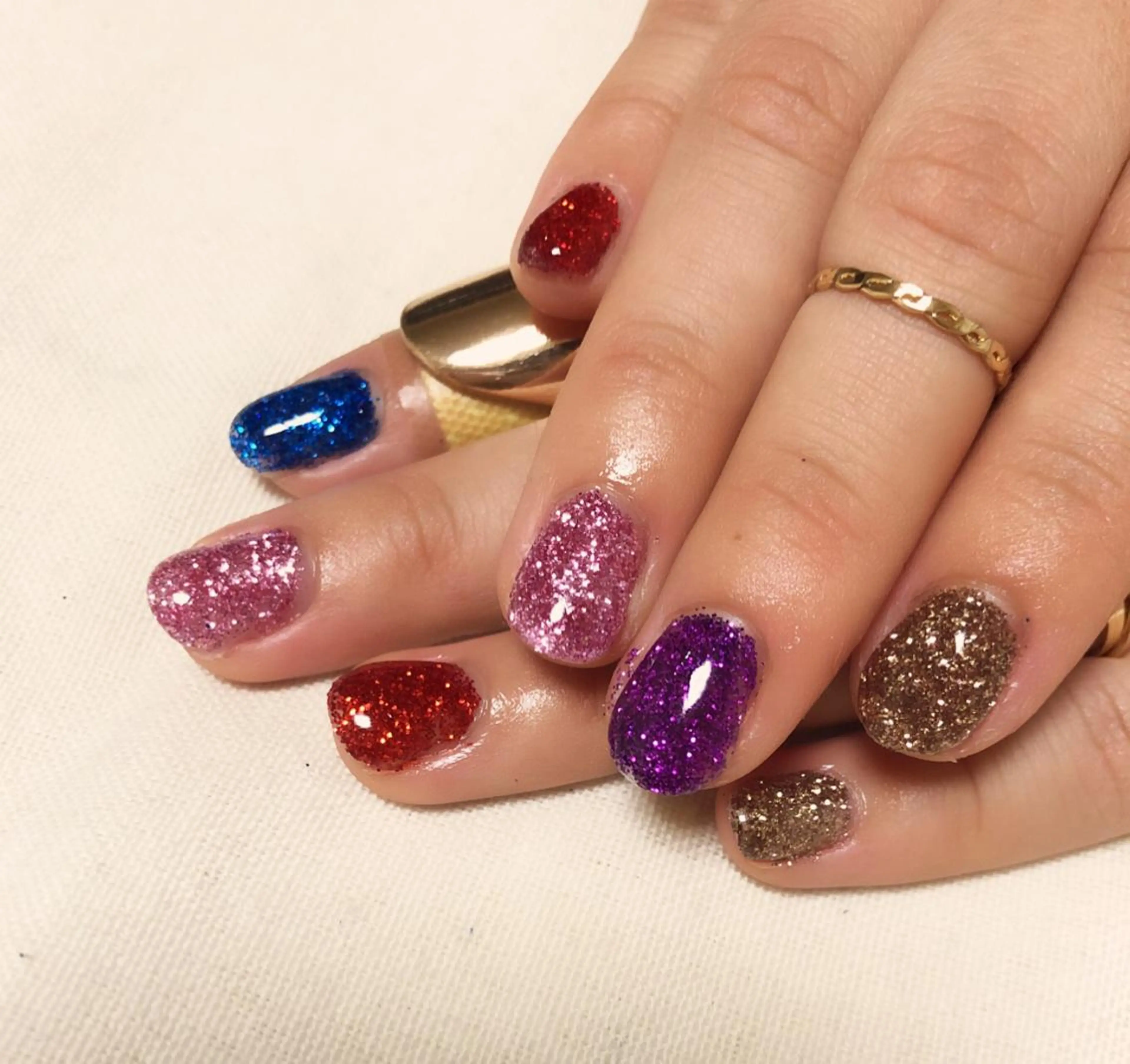 ネイル ラメ(グリッター) AZU nailのネイルデザイン
