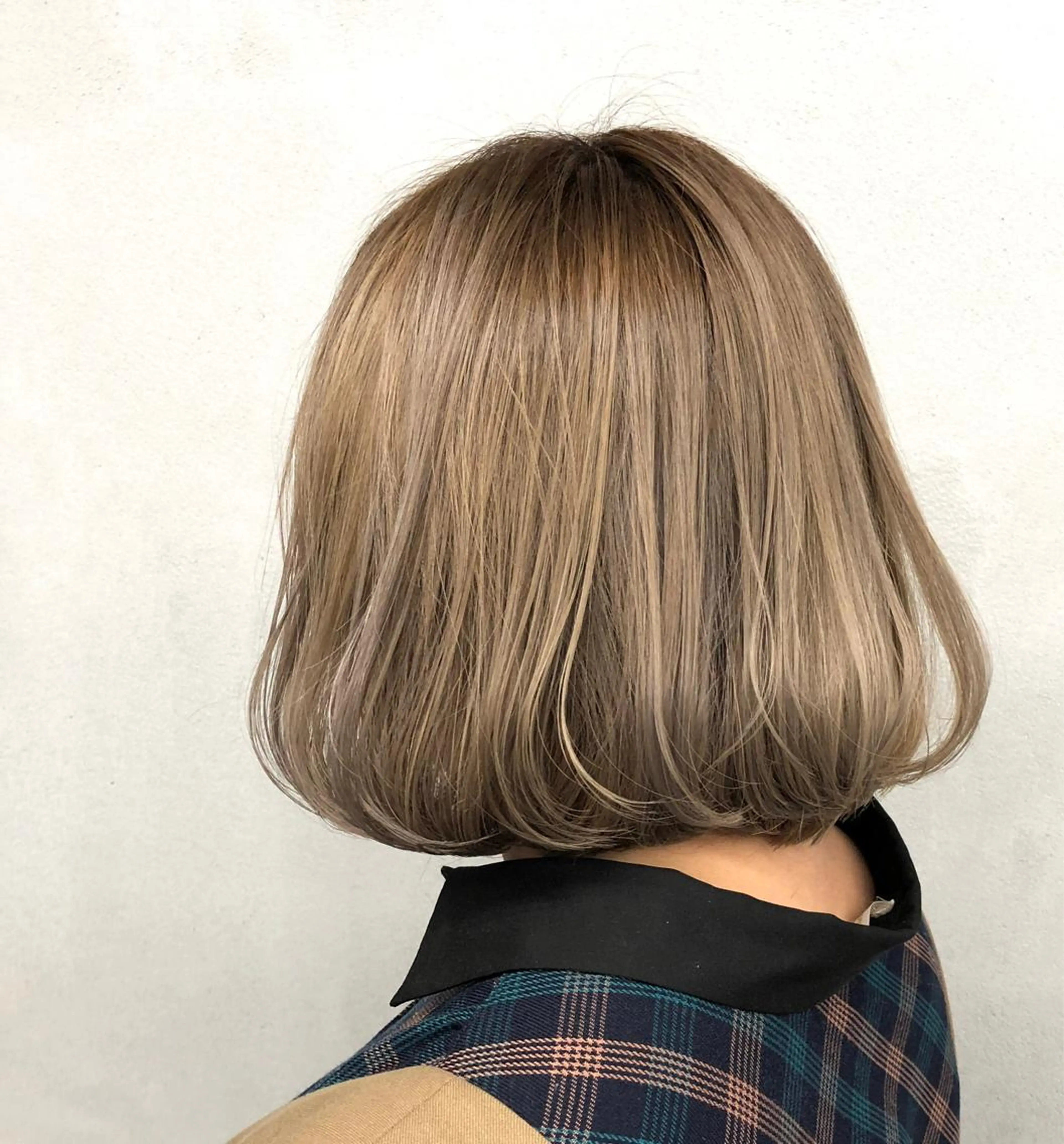 ショート カラー ベージュカラー ピンクカラー ピンクベージュ ショート/ボブ/ 白髪染め/メンズ葛西のヘアスタイル