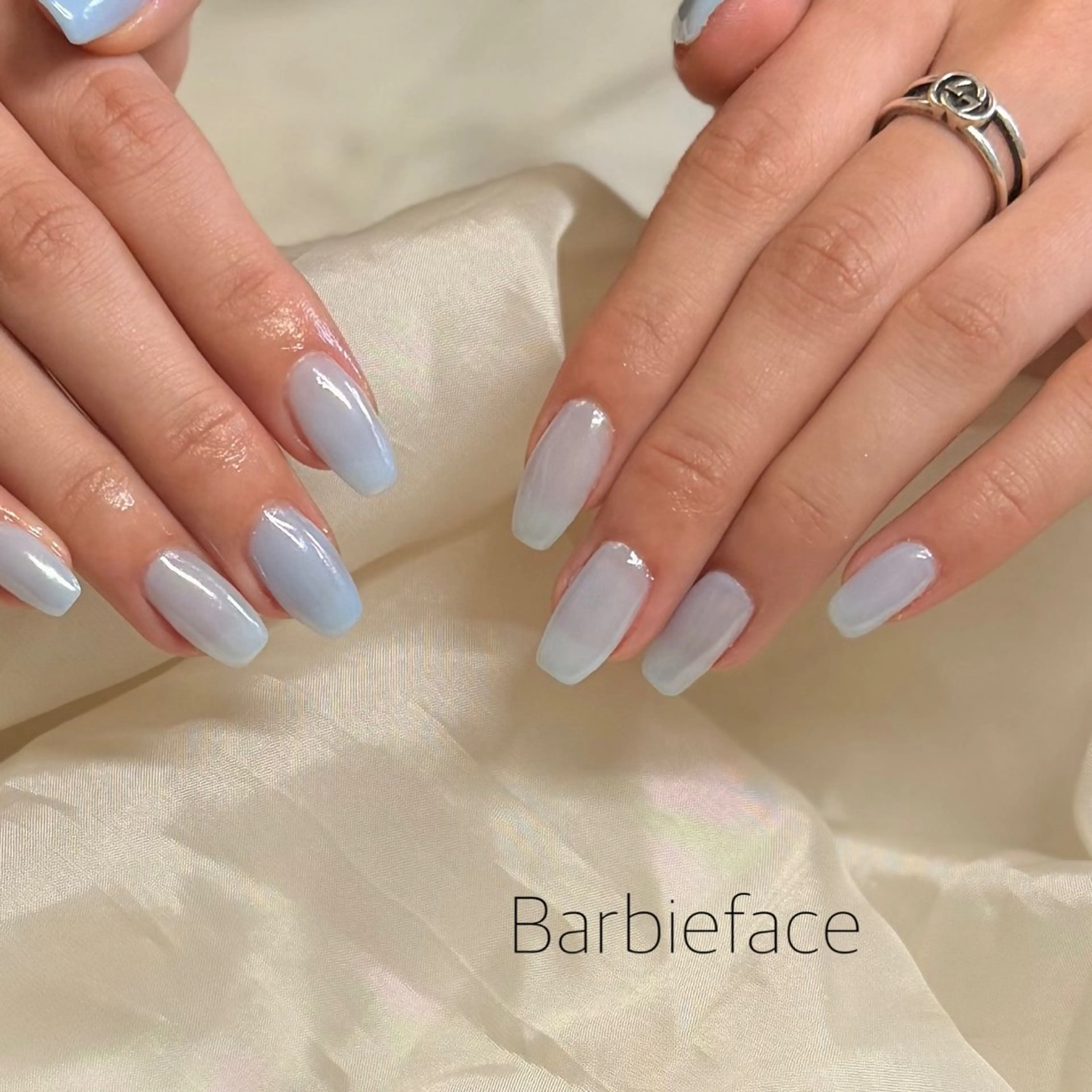 ネイル ミラーネイル ハンドネイル シモ ハツミのネイルデザイン