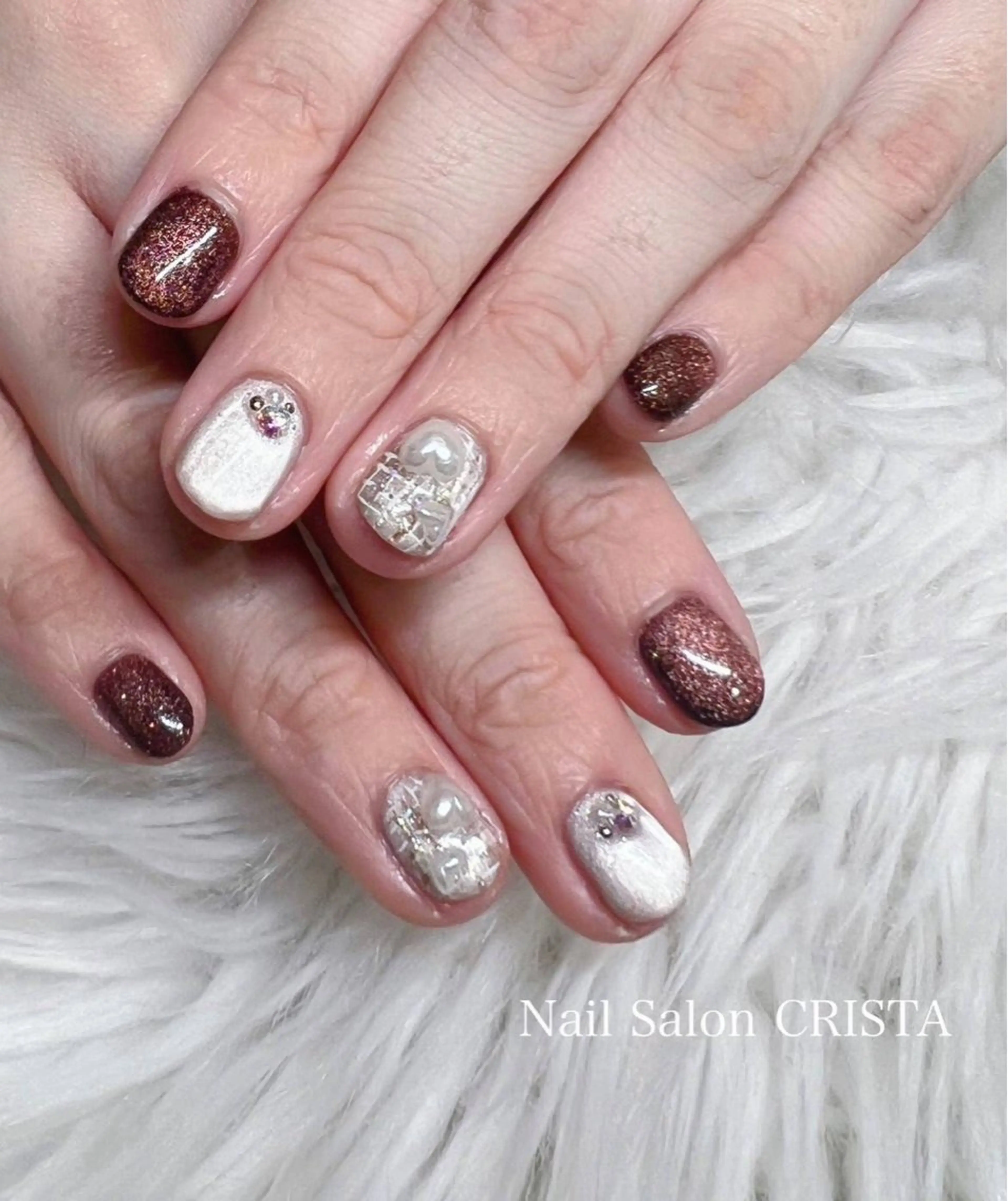 ネイル ジェルネイル パラジェル ハンドネイル CRISTA chikakoのネイルデザイン