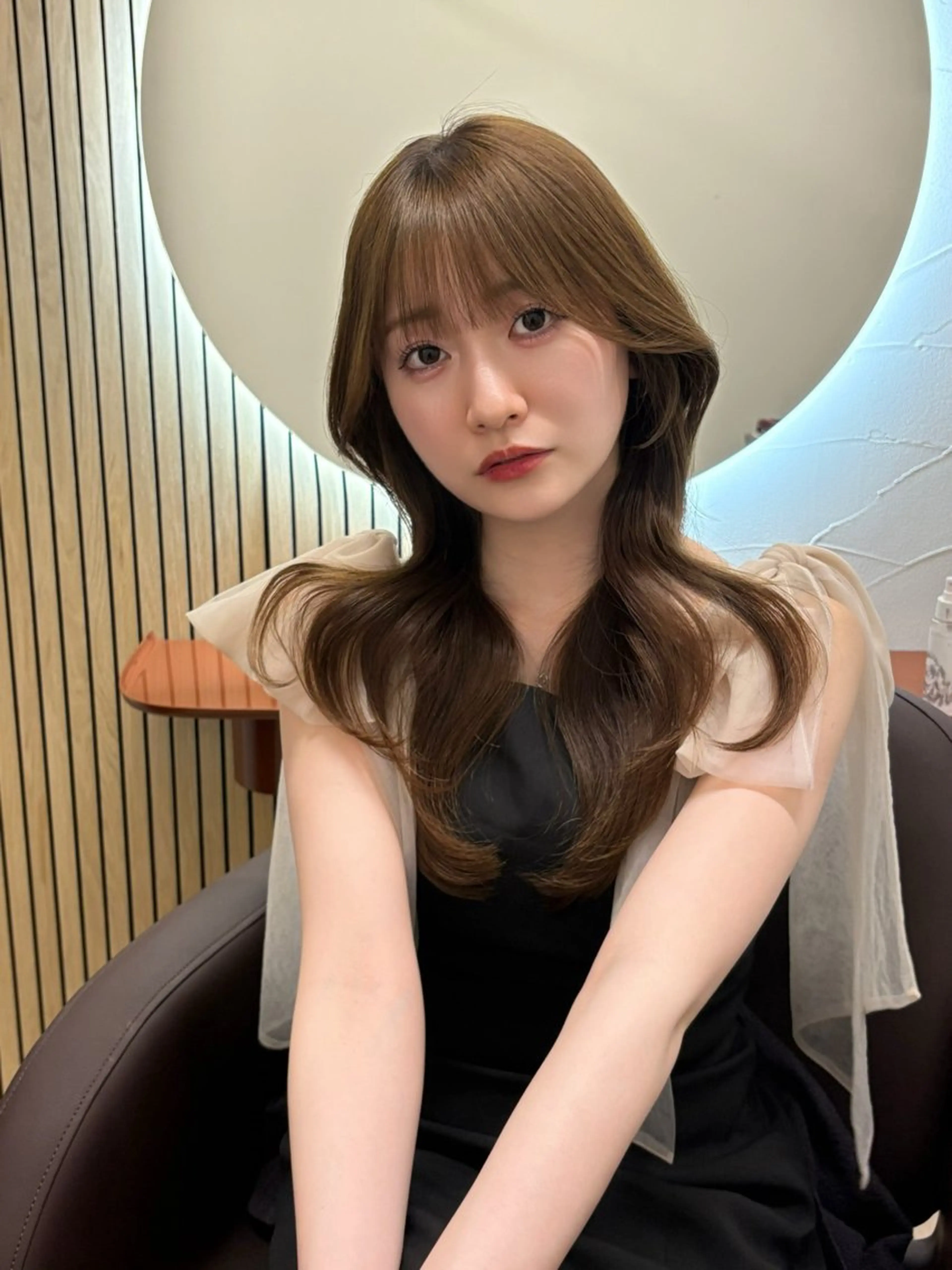 ロング カラー 髪質改善 韓国風ヘア カット ヘアカラー トリートメント HIKARU副店長/ ✨️髪質改善のヘアスタイル