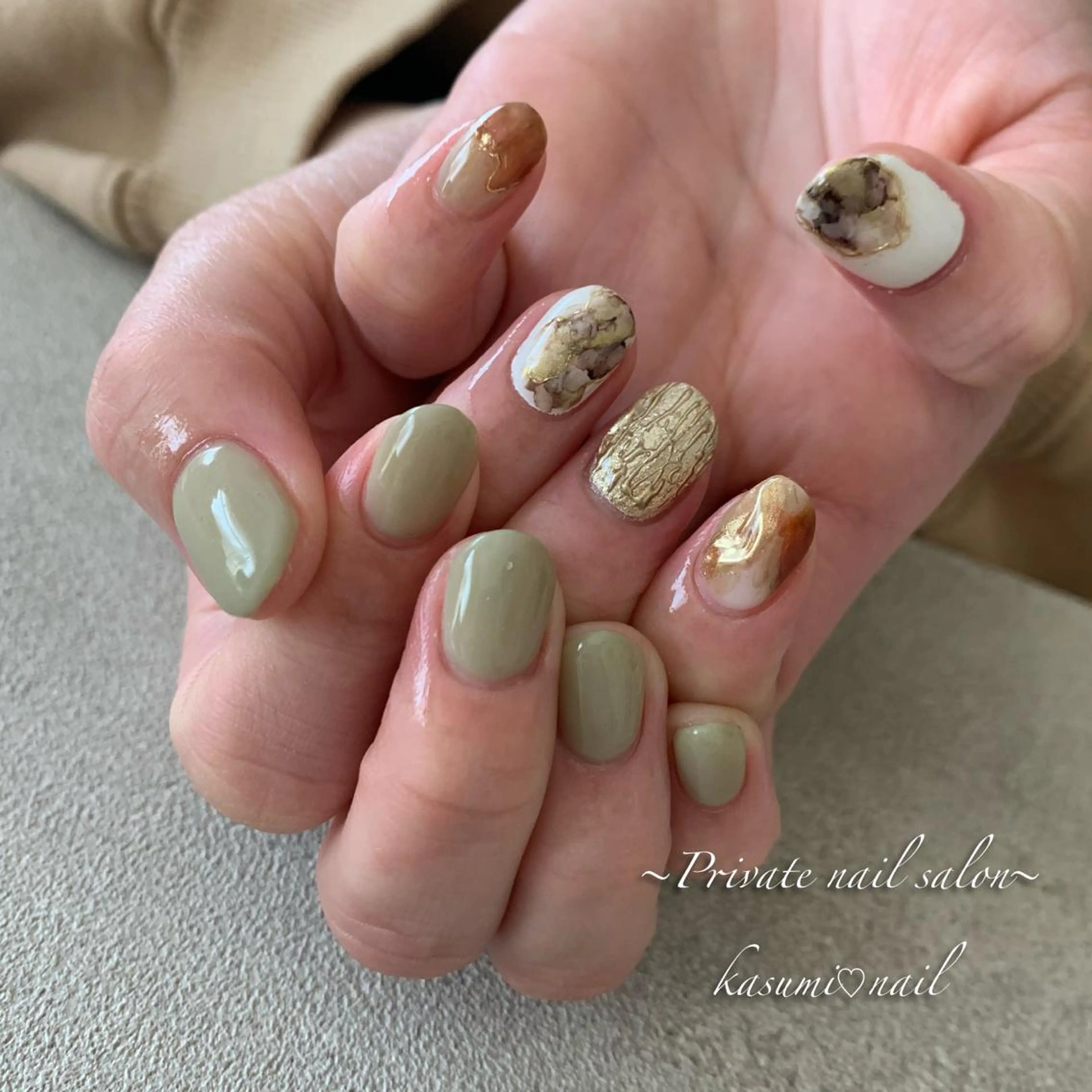 ネイル ラメ(グリッター) ミラーネイル ニュアンスネイル 冬ネイル KASUMI♡ Nailのネイルデザイン