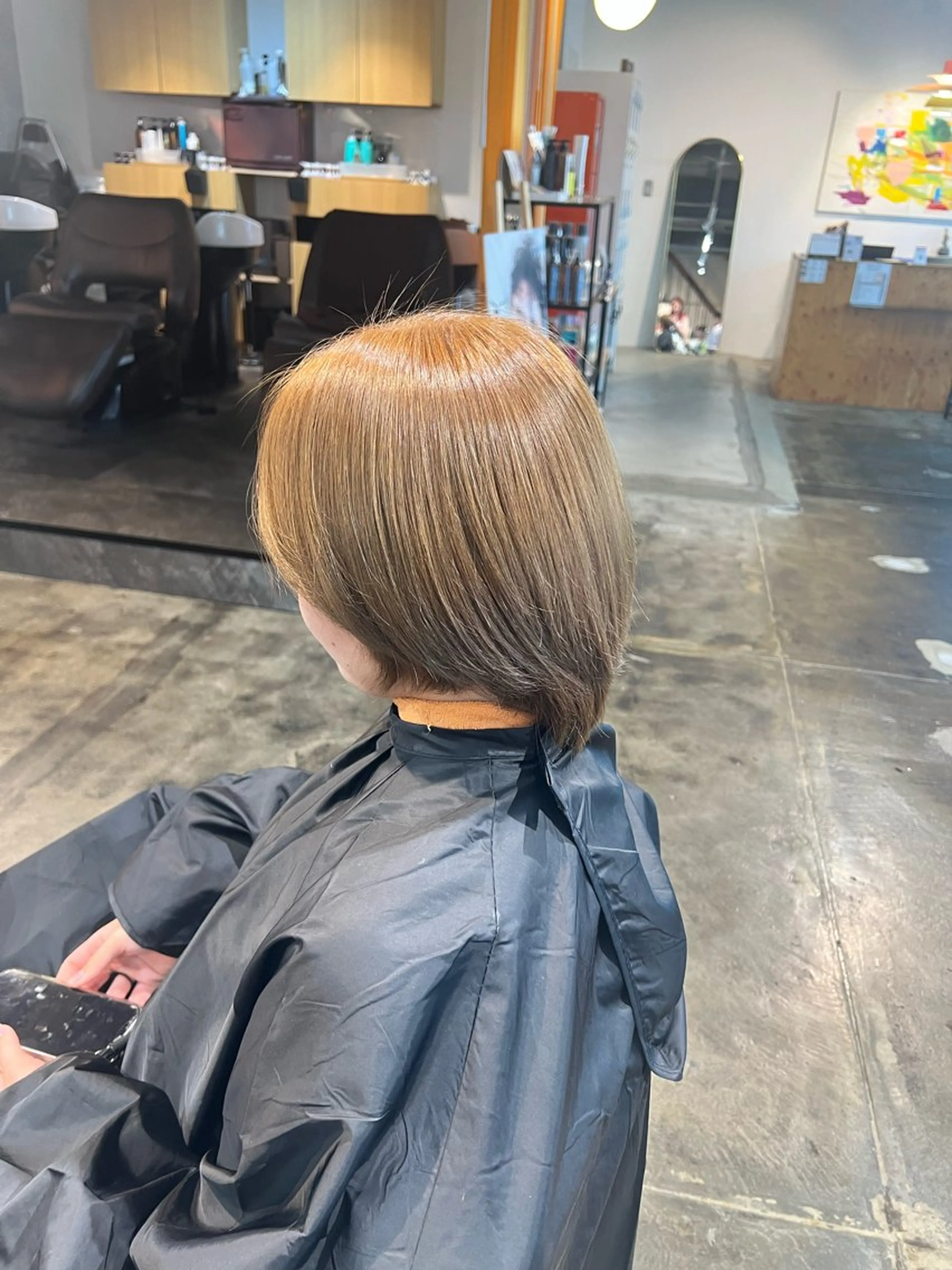 カラー ヘアカラー くまざき　なな /メンズモデル募集のヘアスタイル