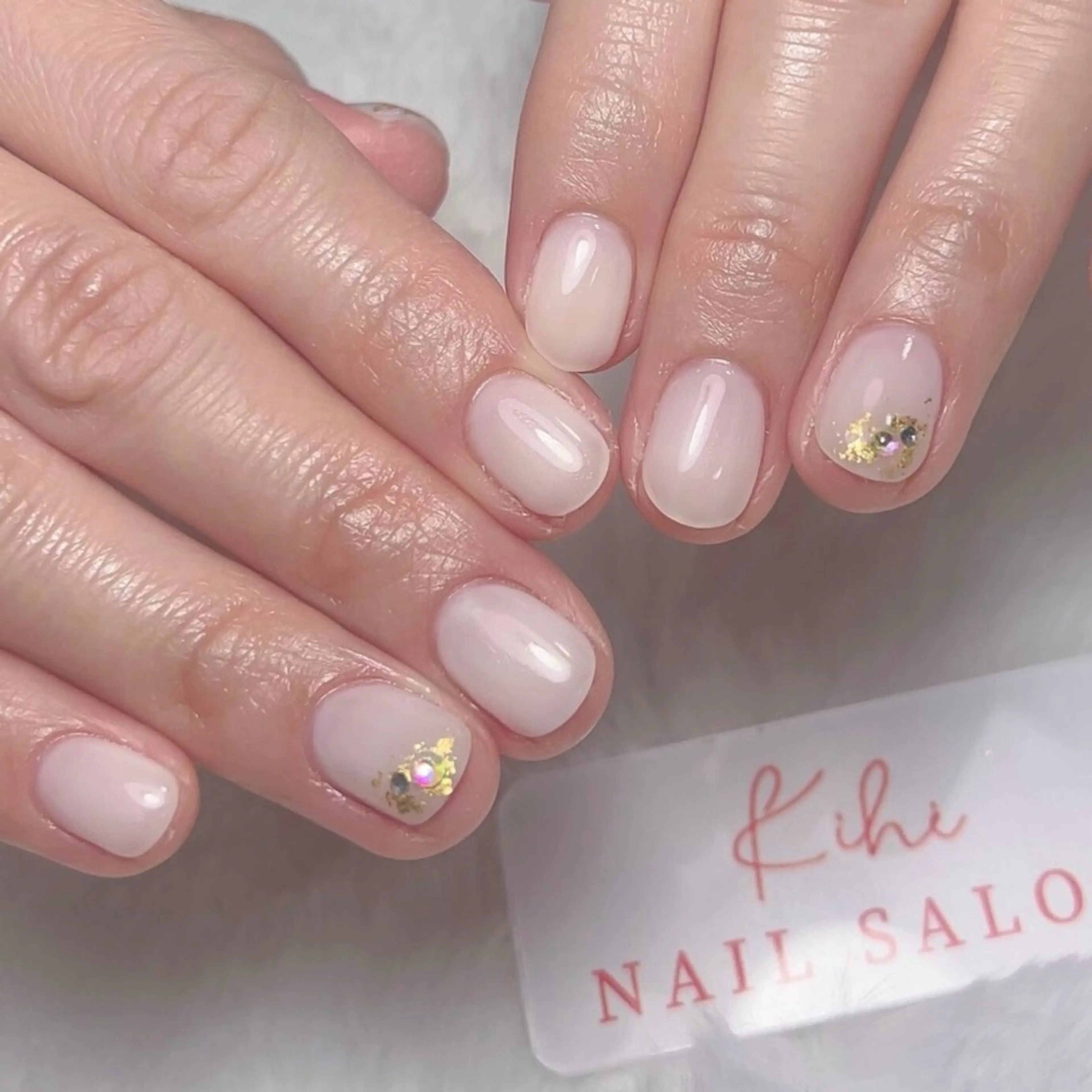 ネイル アートネイル フレンチネイル ジェルネイル グラデーション 韓国ネイル ハンドネイル 久保田 マリコのネイルデザイン