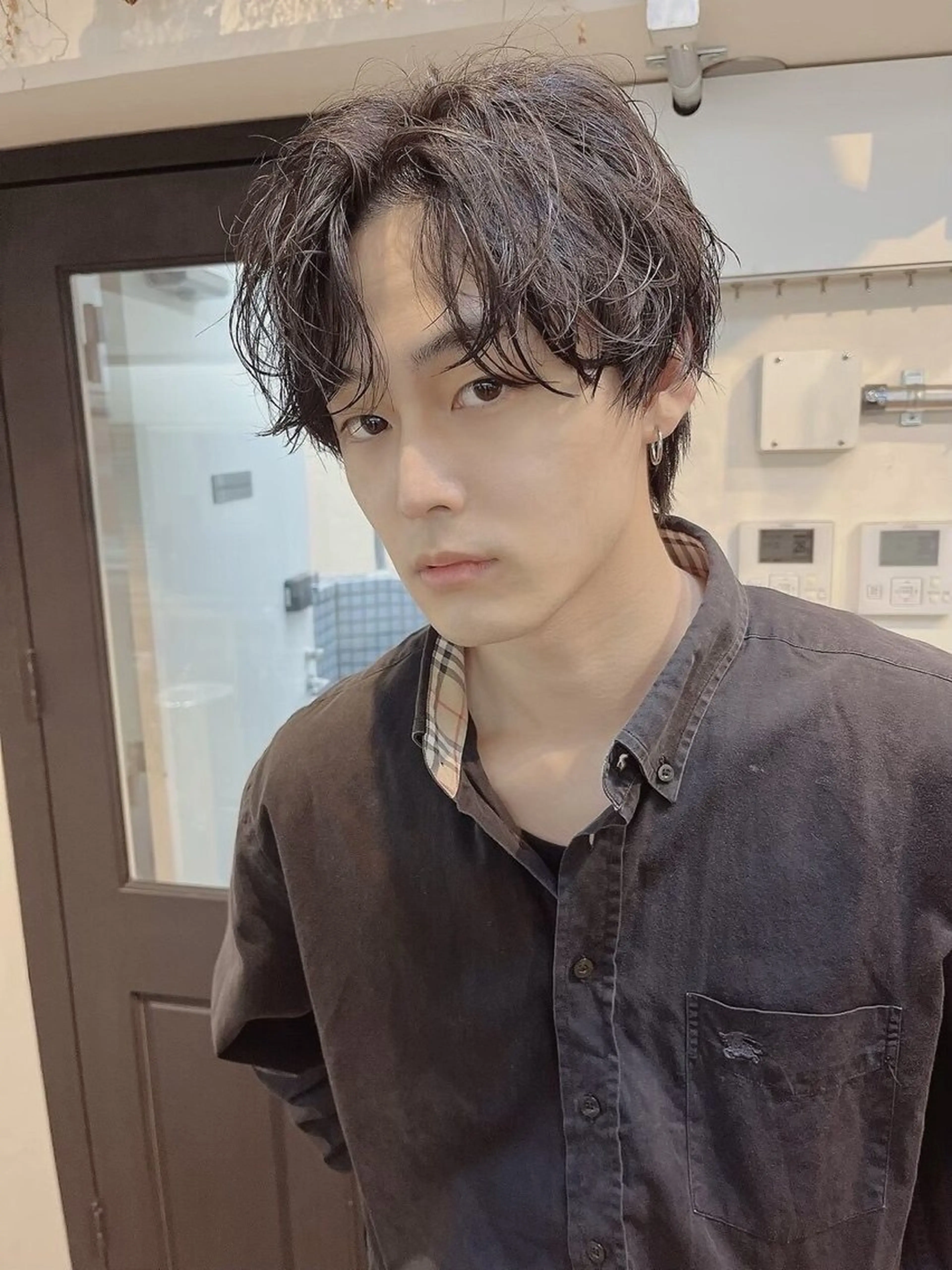 メンズ mioメンズ縮毛矯正 ／メンズカット／眉毛のヘアスタイル