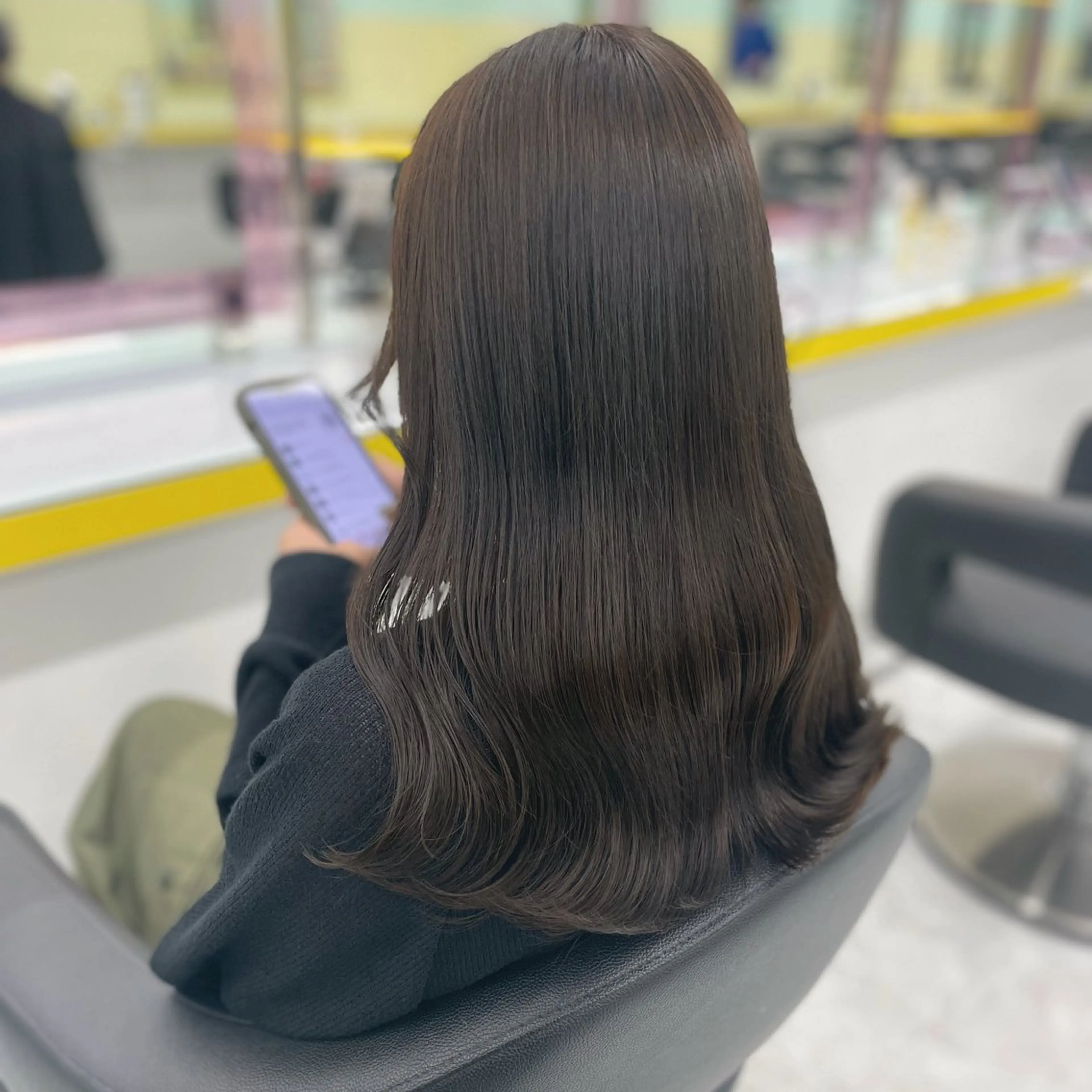 セミロング カラー ヘアアレンジ ヘアカラー トリートメント ヘアセット 【透明感×レイヤー】 🍃RIKU🍃のヘアスタイル