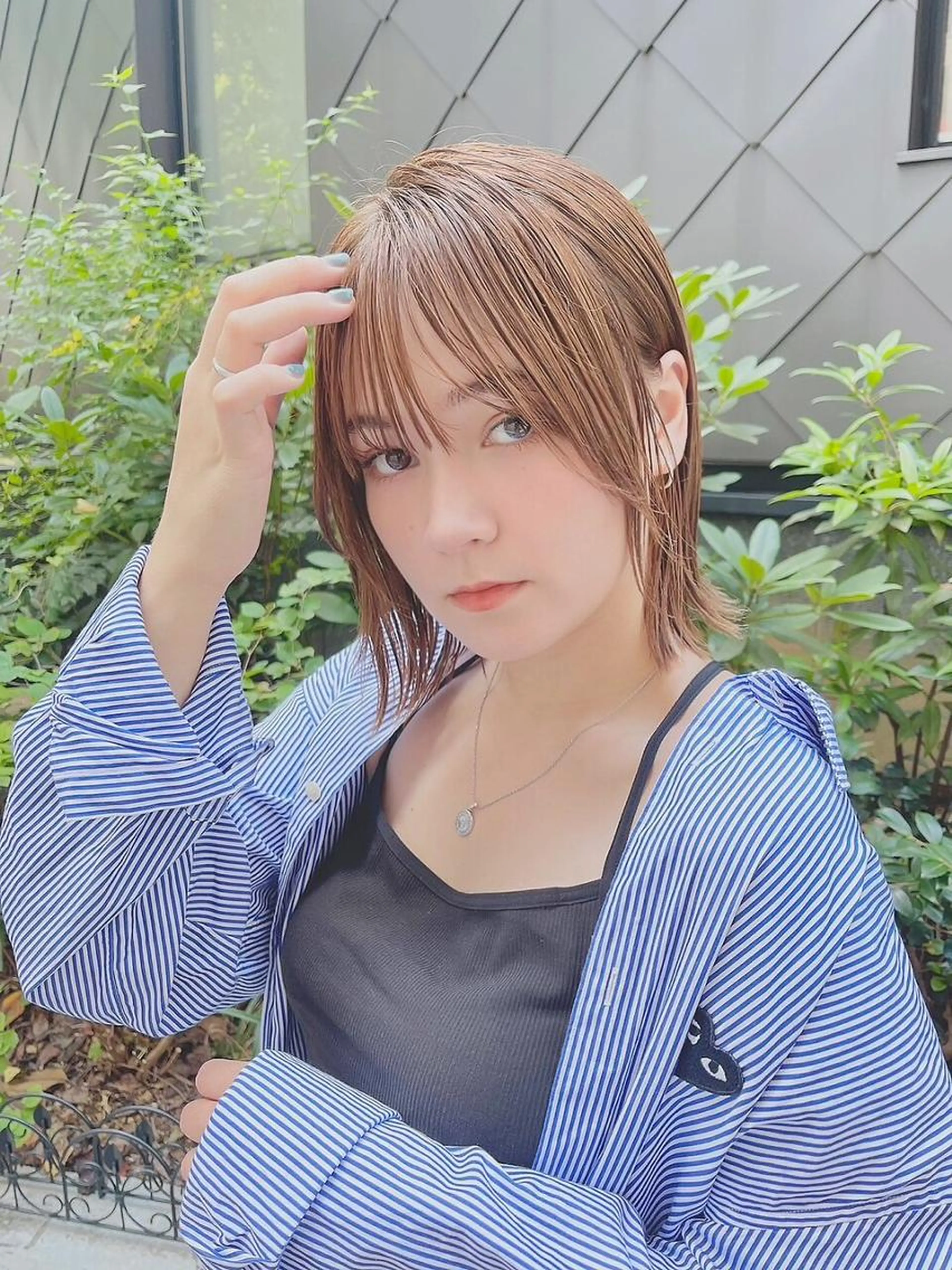 【平日限定】💐フロント縮毛矯正＆似合わせカット＆コラーゲンTr💐7000円🫧の写真