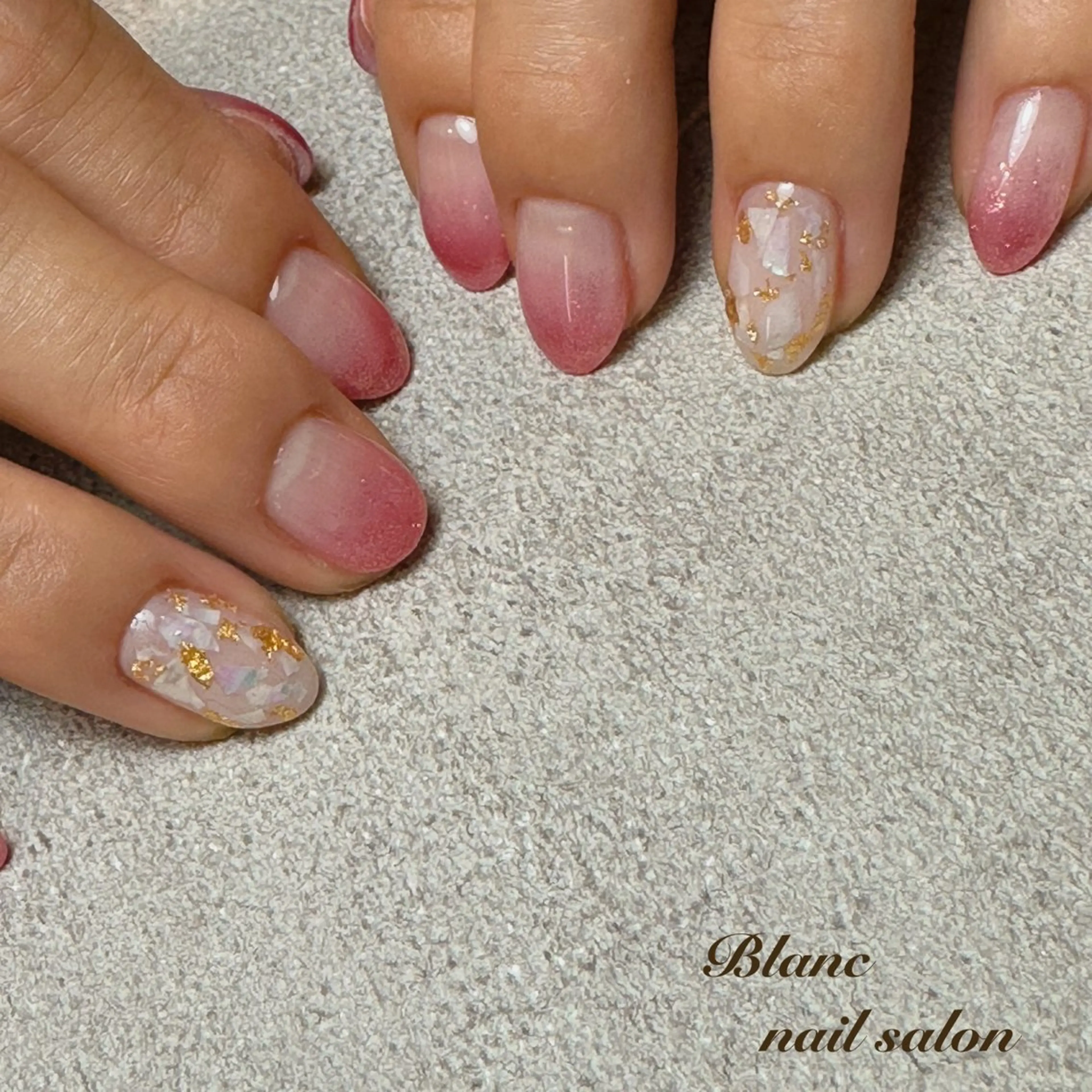 ショート Blanc ブランのネイルデザイン