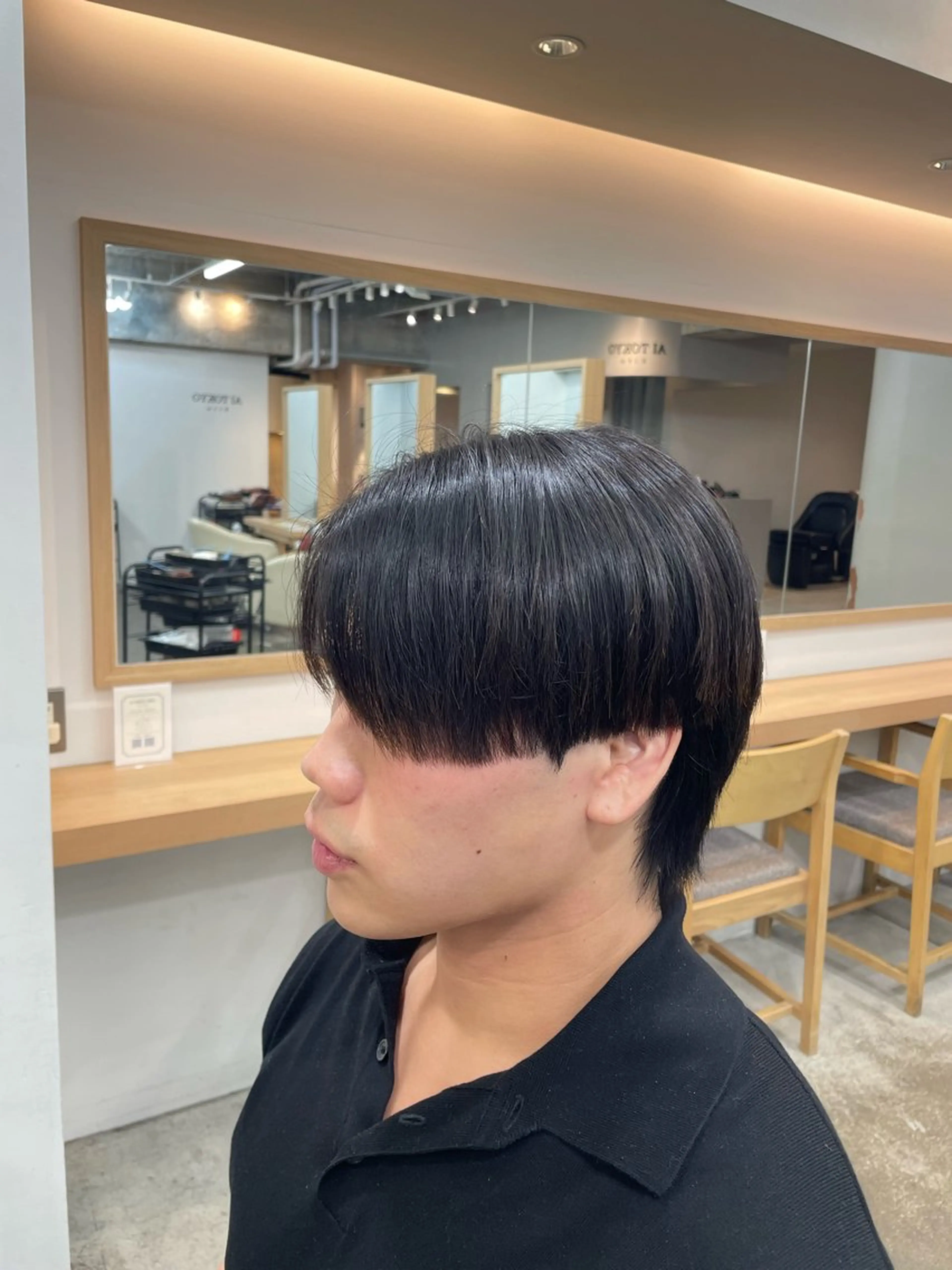 ショート パーマ メンズ 縮毛矯正 縮毛矯正 松本 悠太郎のヘアスタイル