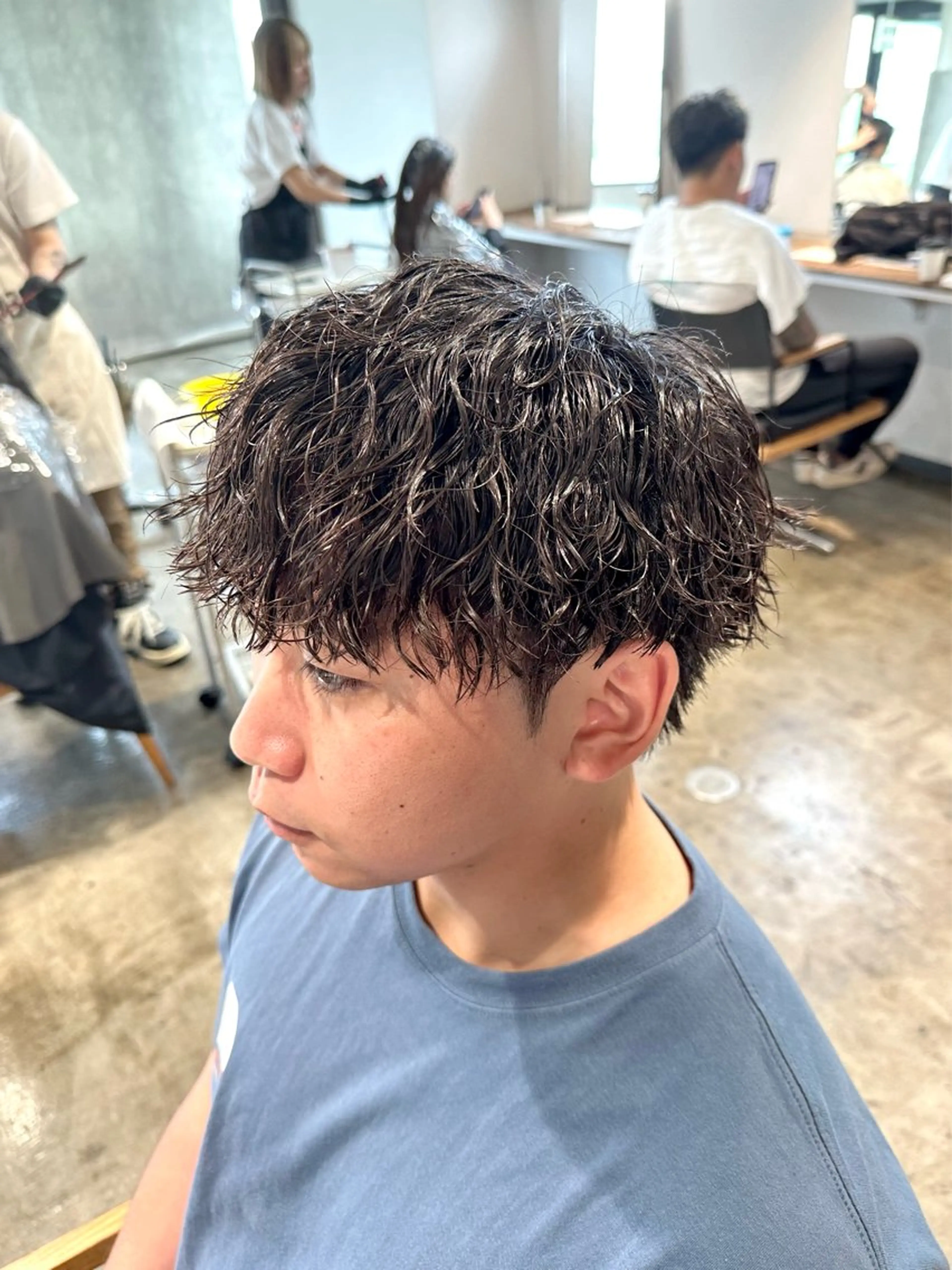 パーマ メンズ メンズパーマ ツイストスパイラルパーマ スパイラルパーマ カット パーマ トリートメント 骨格補正施術/メンズ 専門美容師/YUYAのヘアスタイル