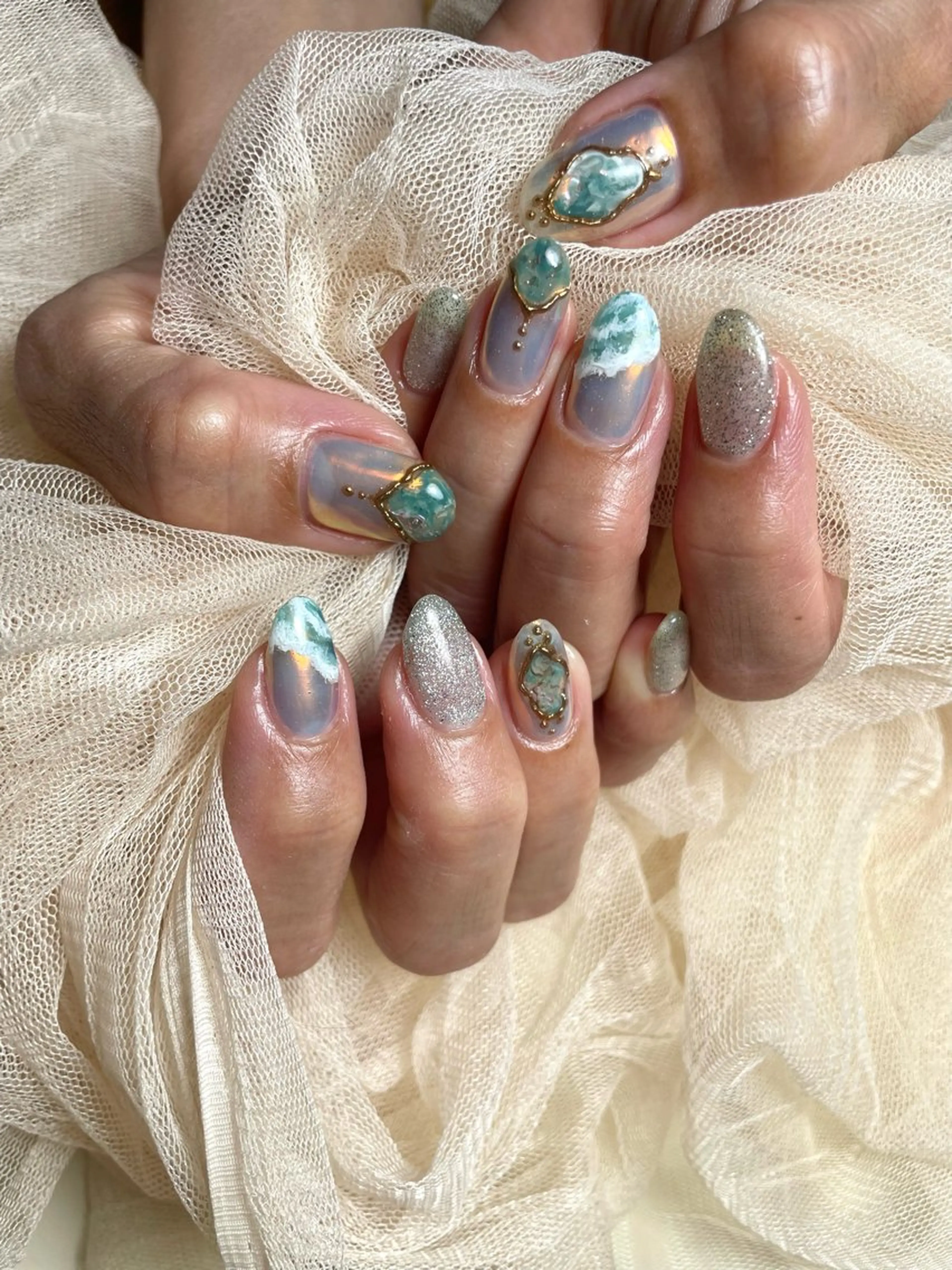 ネイル アートネイル ハンドネイル ︎︎☾ minami︎︎☾のネイルデザイン