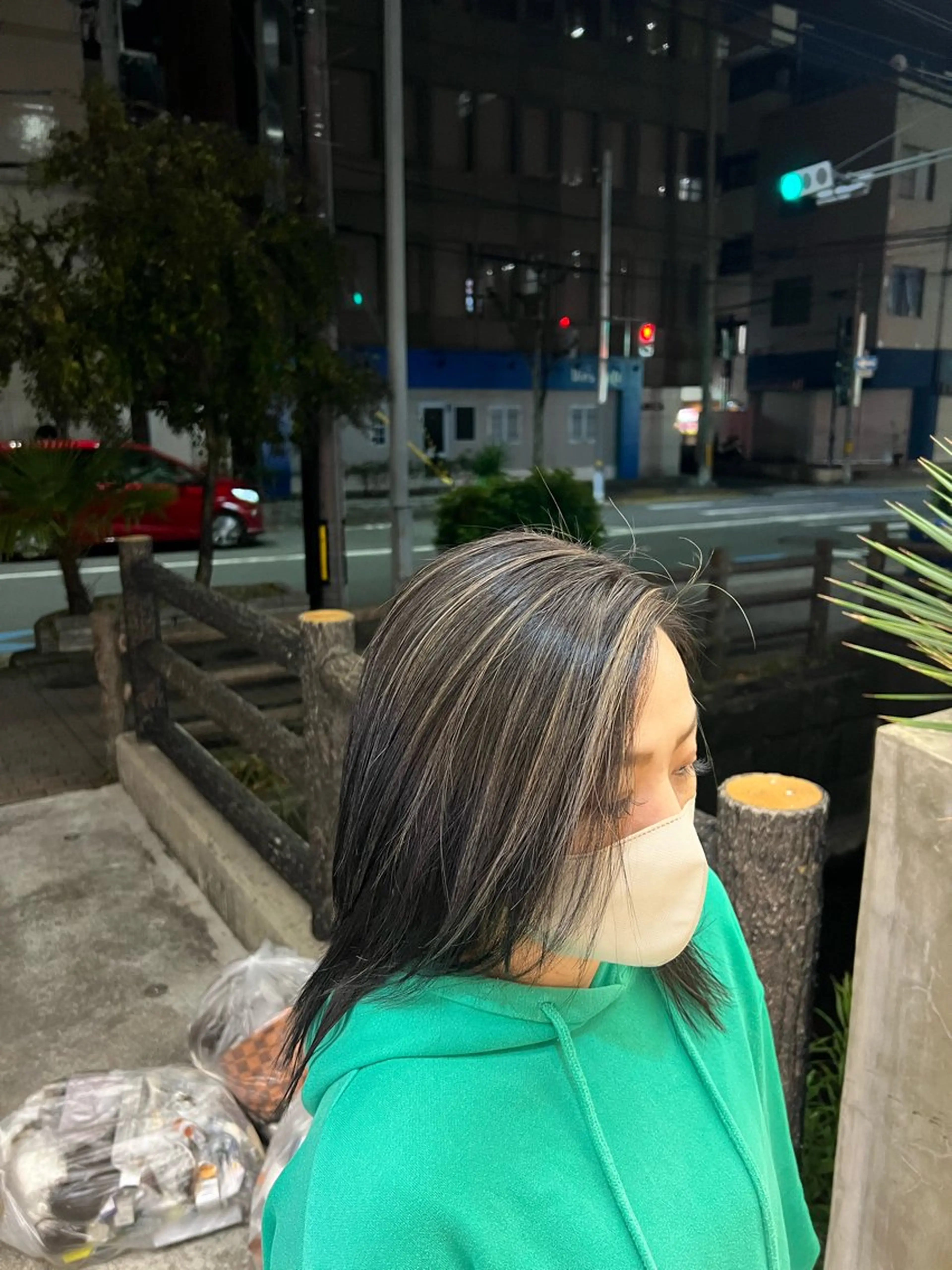 ハイライト(ブリーチ回数相談)+オンカラーの写真