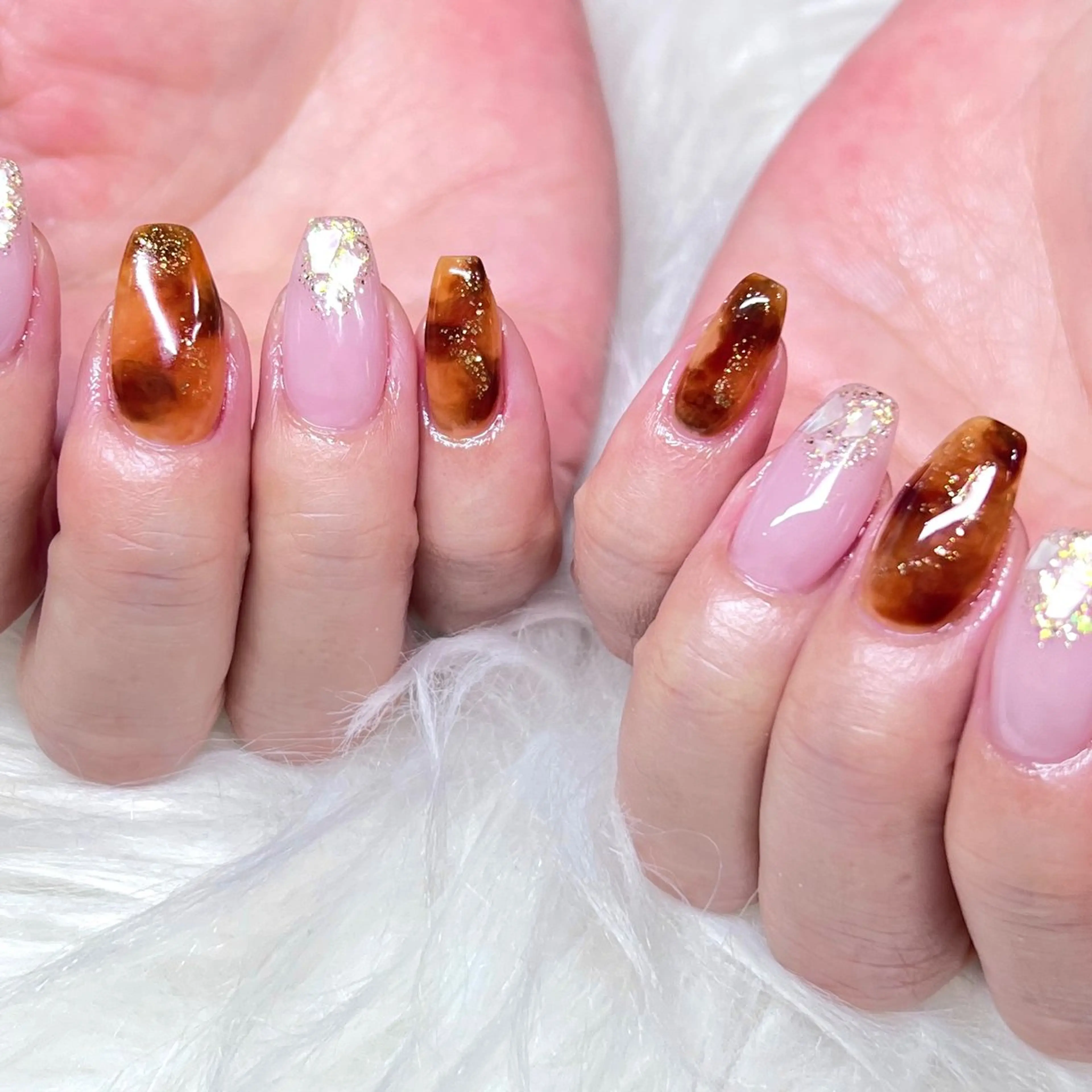 ネイル ハンドネイル ネイリストYuri シェルウェリナ船橋のネイルデザイン