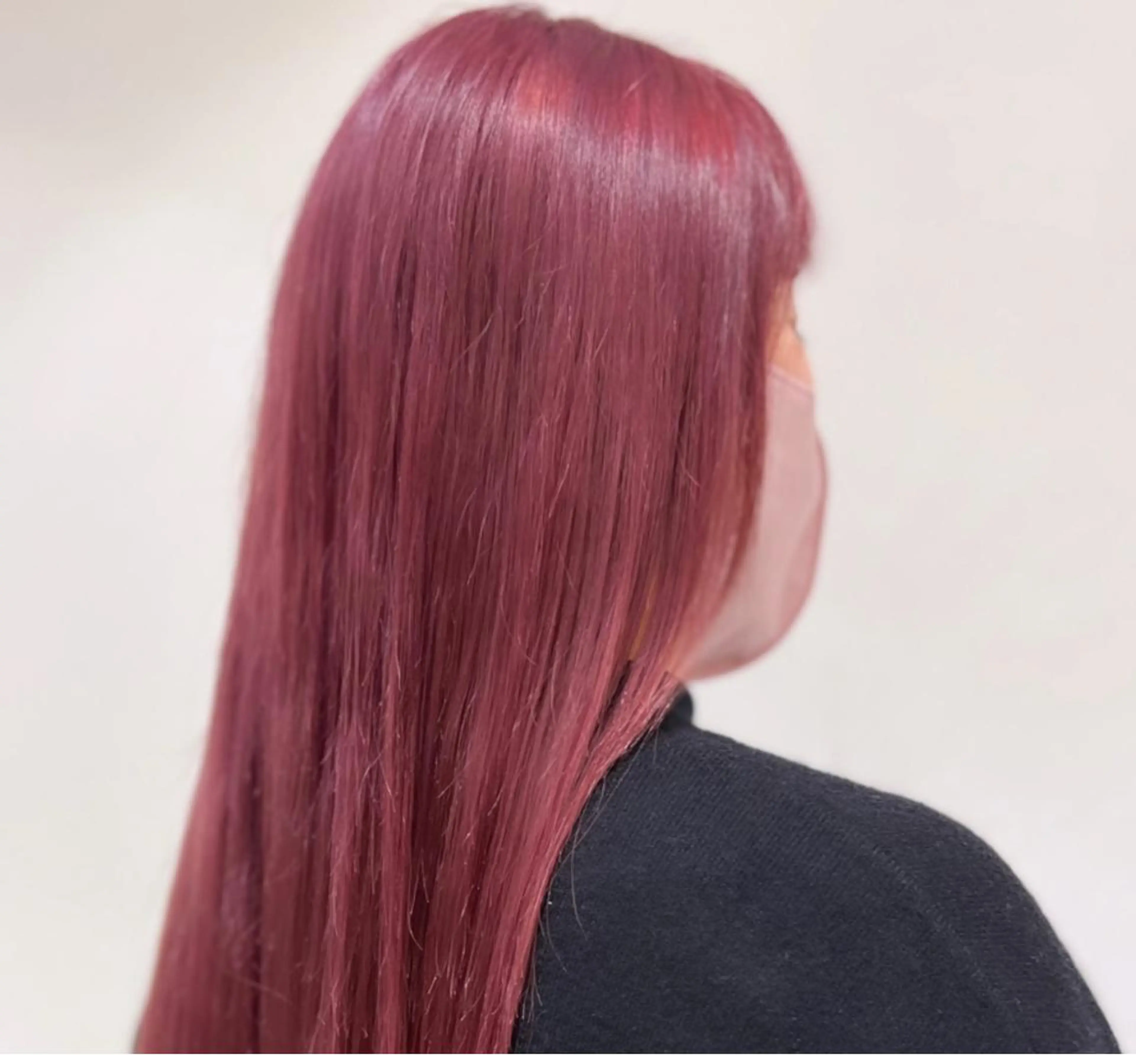 ロング カラー ピンクカラー カット ヘアカラー トリートメント 横浜/韓国/レイヤー カット/ユイナ🎀のヘアスタイル