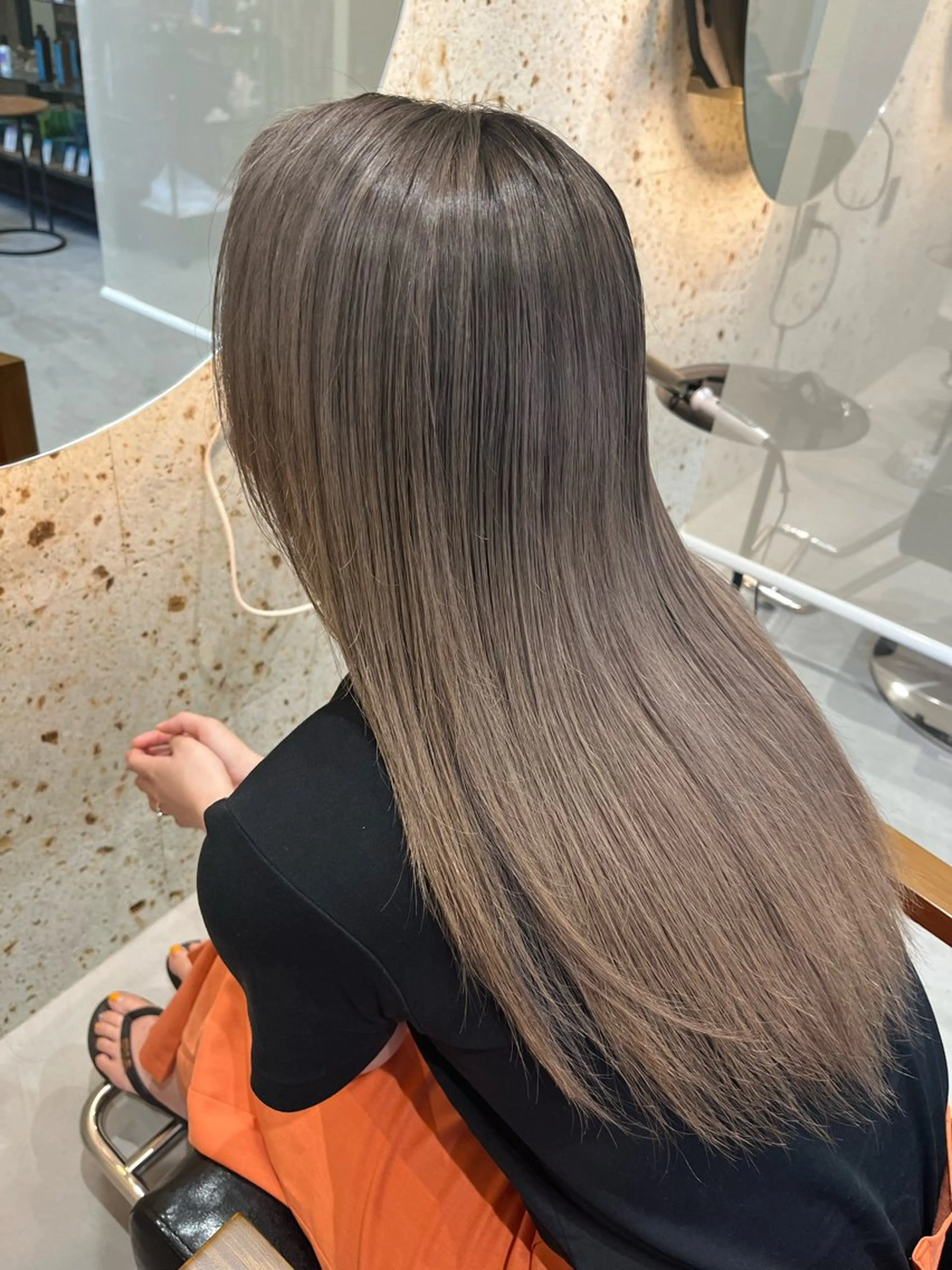 ロング 山田 優香のヘアスタイル