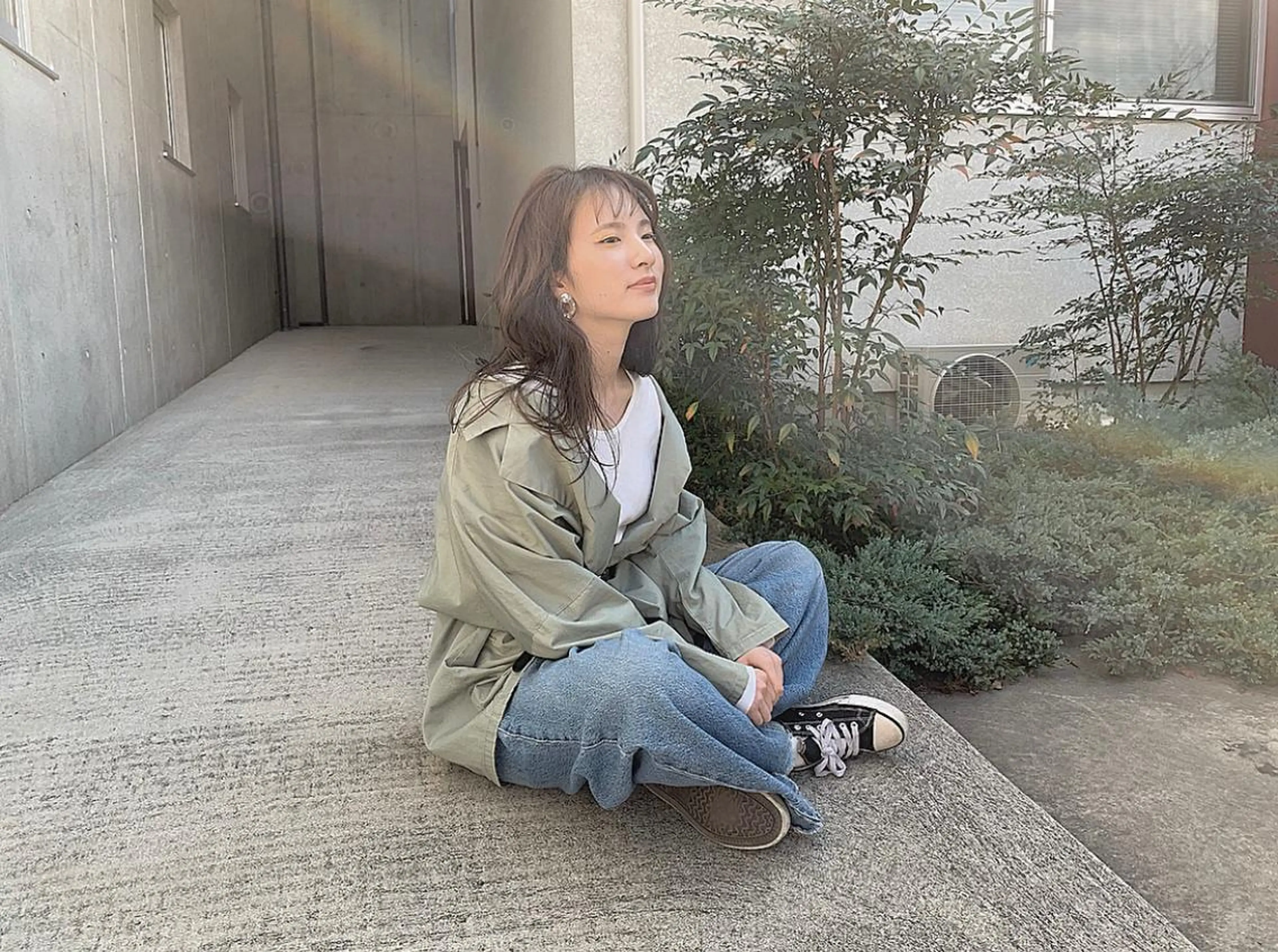 セミロング カラー ITO YUKIのヘアスタイル