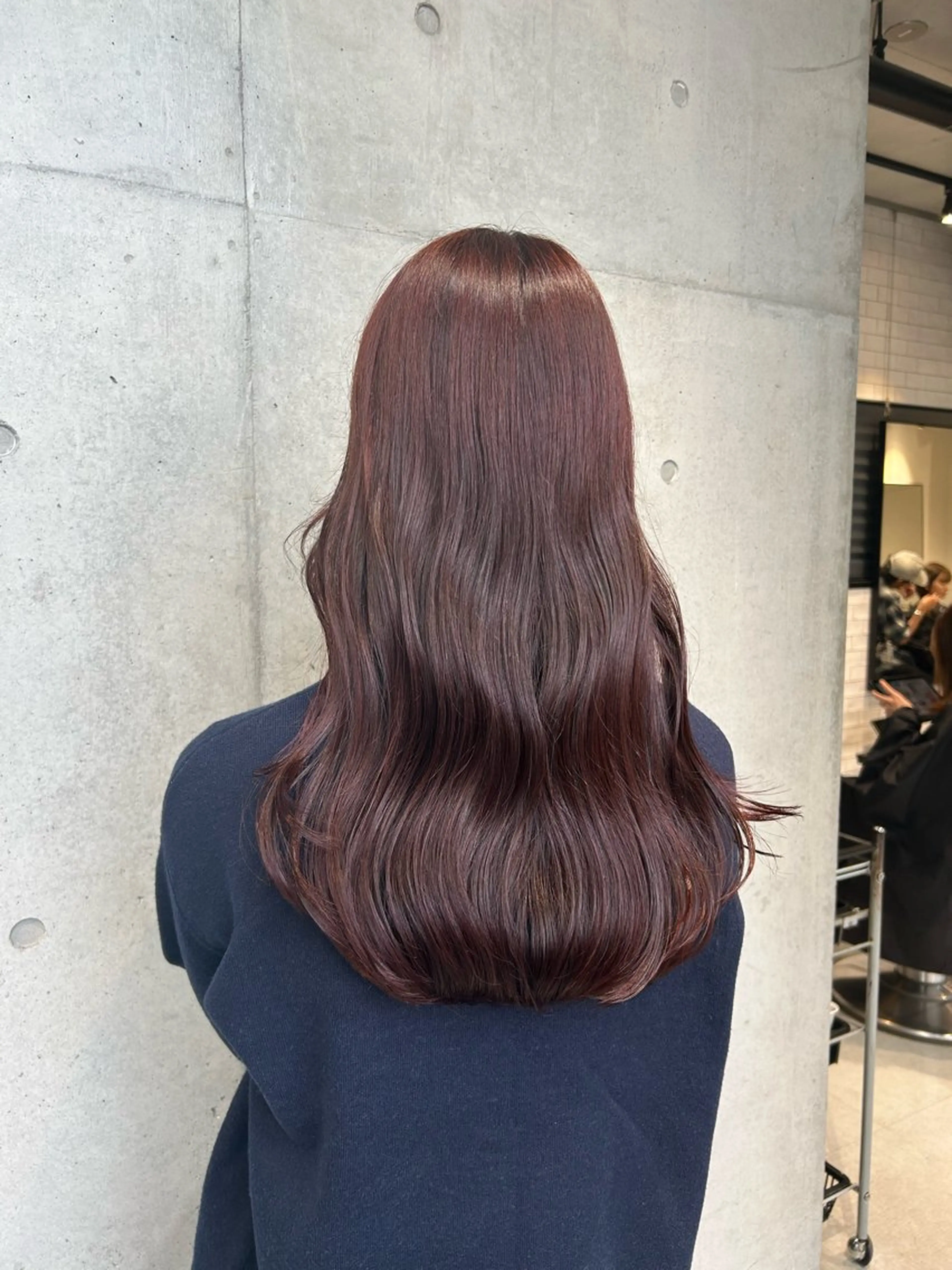 ロング カラー ヘアアレンジ ヘアカラー トリートメント ボブ艶モテカラー🫧 カリンのヘアスタイル