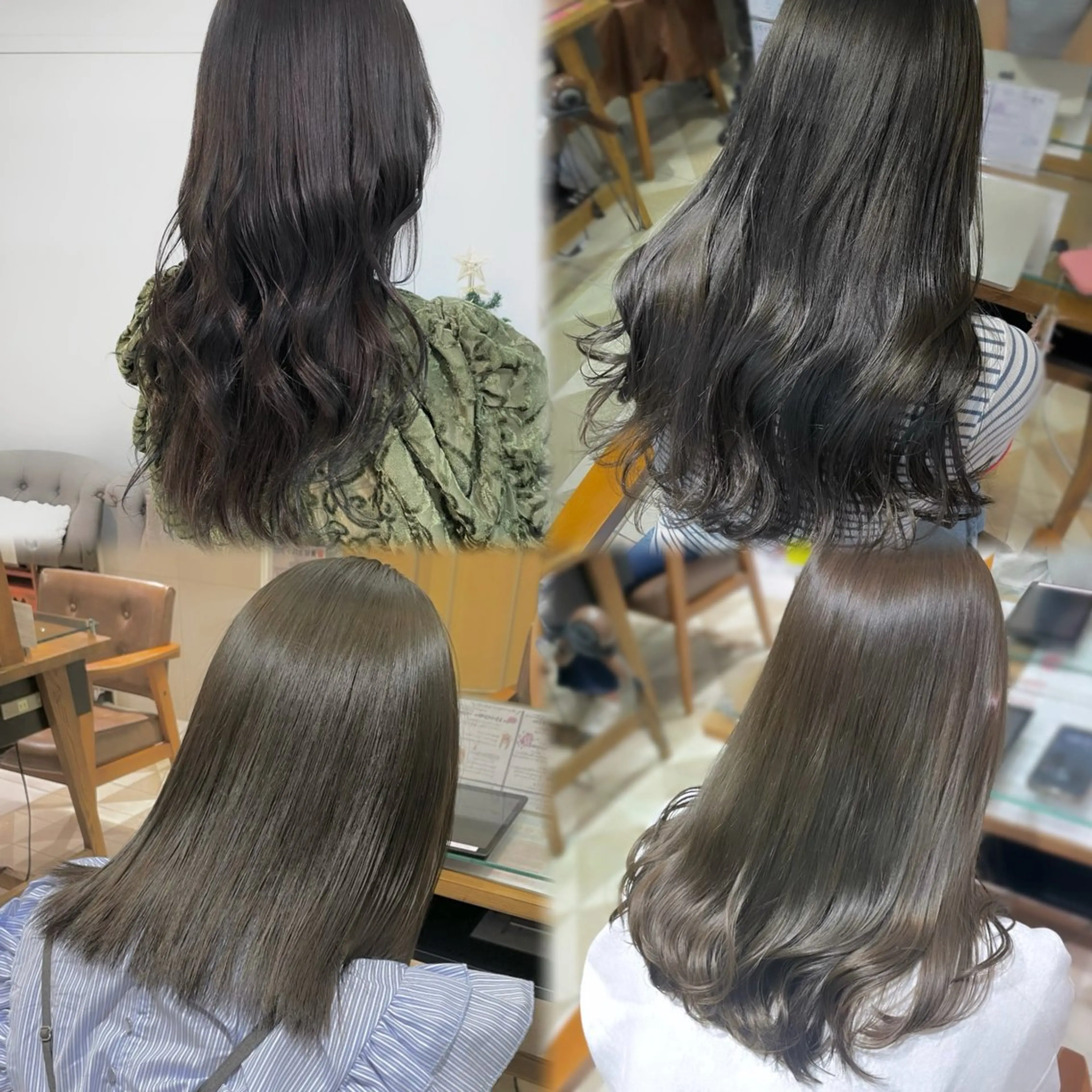 セミロング カラー カット ヘアカラー トリートメント ʜᴀʀᴜᴋᴀ♱メンズ ウルフ/ブリーチのヘアスタイル