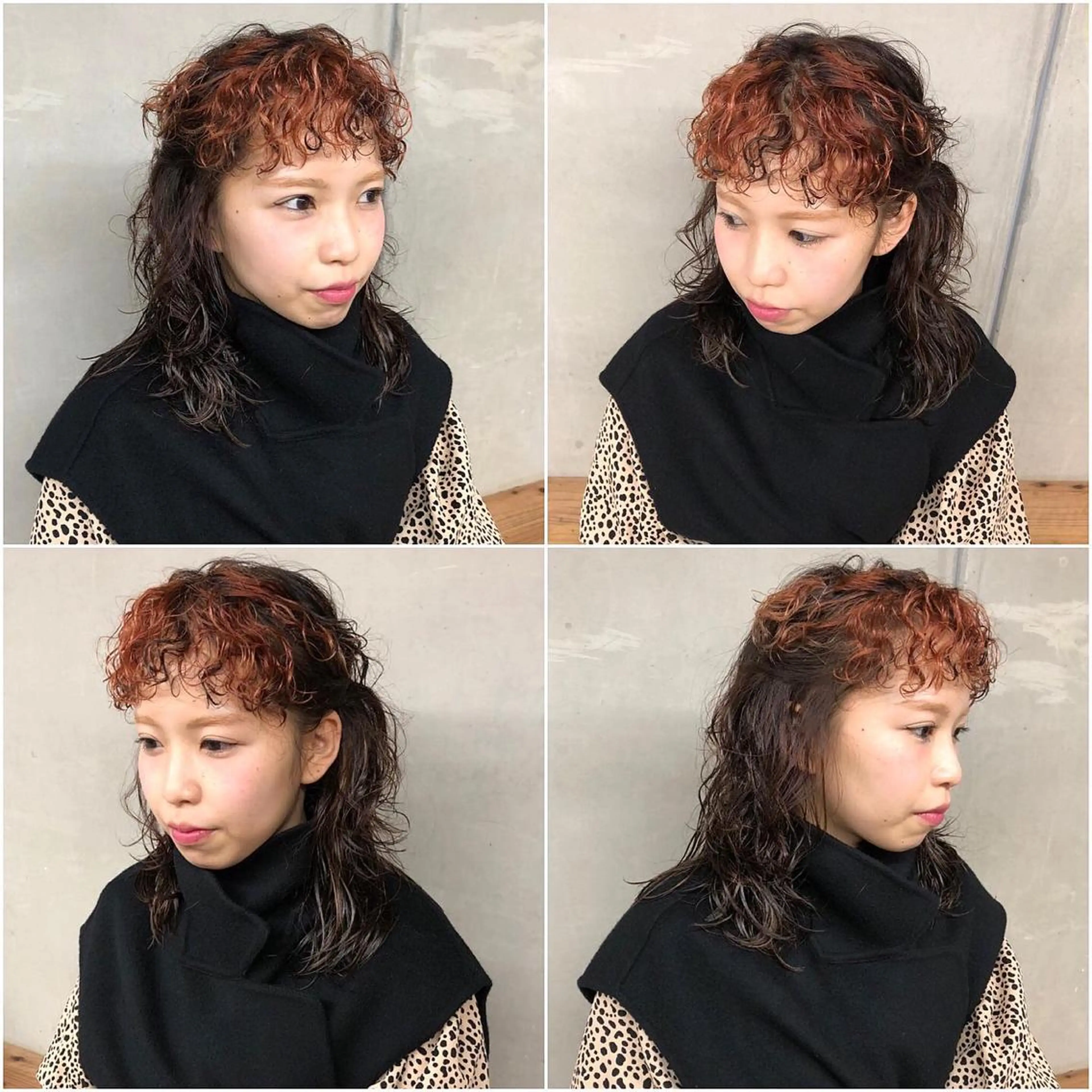 ミディアム カラー パーマ ヘアアレンジ MAEDA MADOKAのヘアスタイル