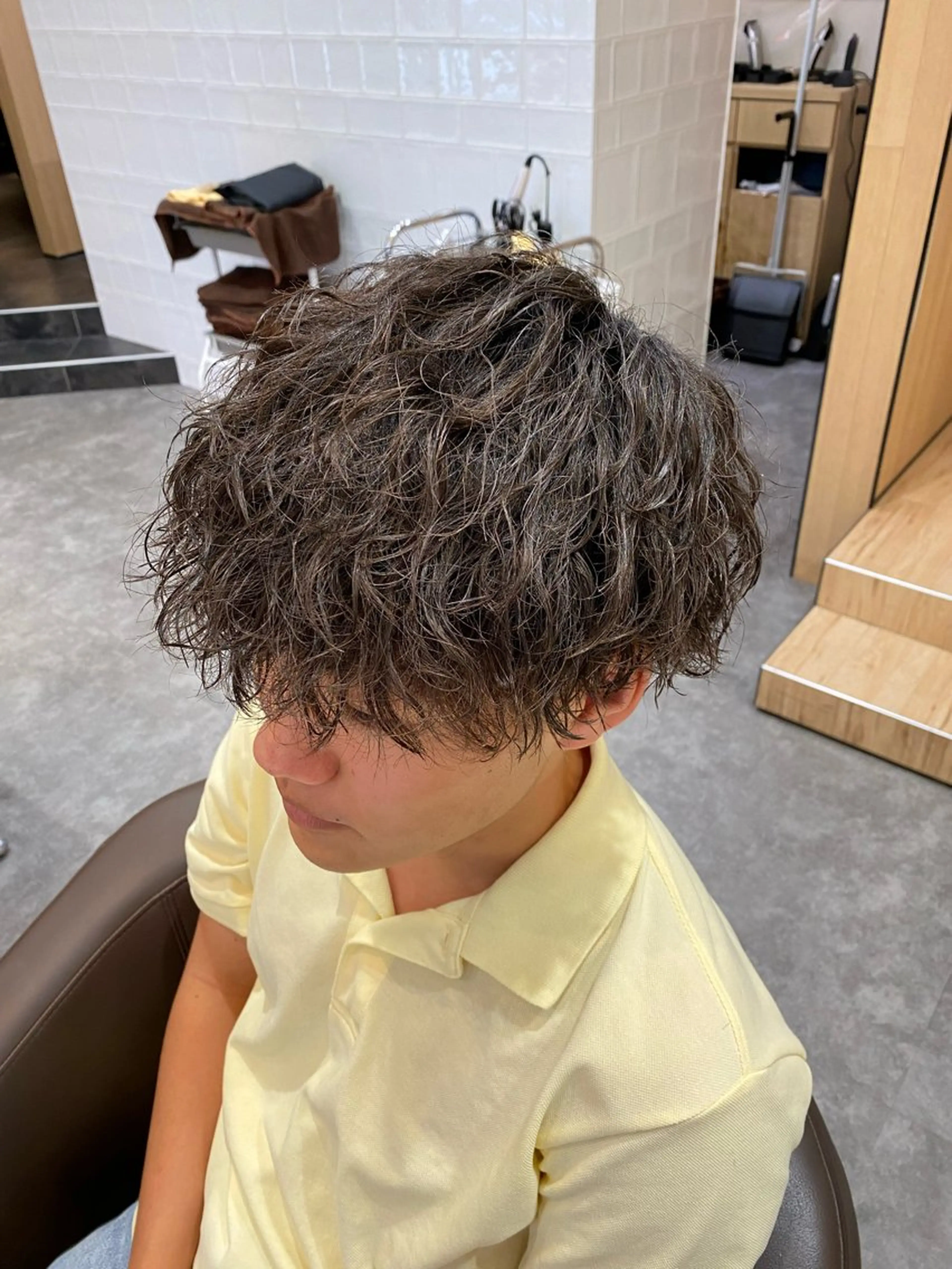 パーマ メンズ メンズ特化LIBER 石川玲央のヘアスタイル