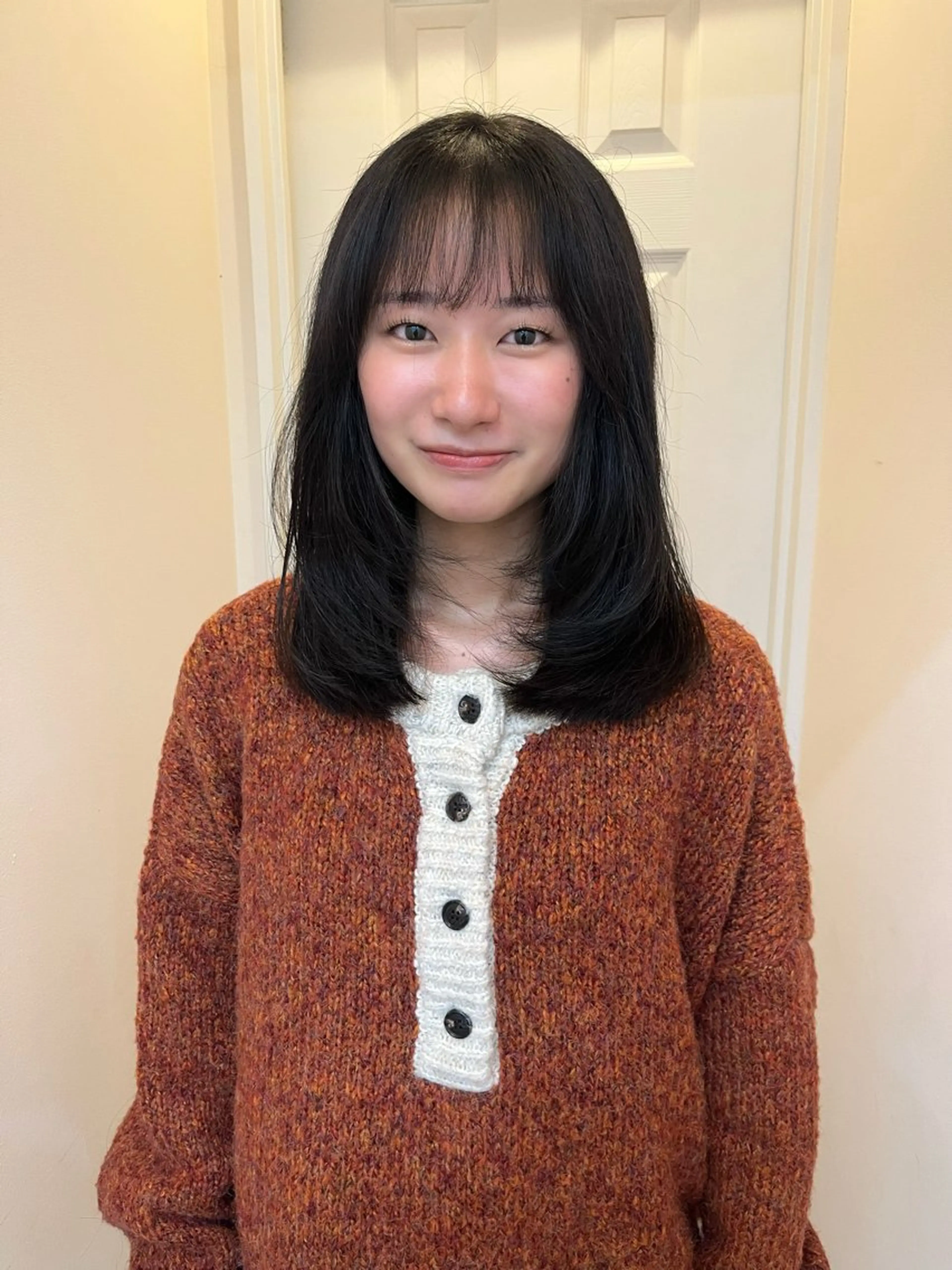 ミディアム yuka/ロング/ レイヤーカットモデルのヘアスタイル