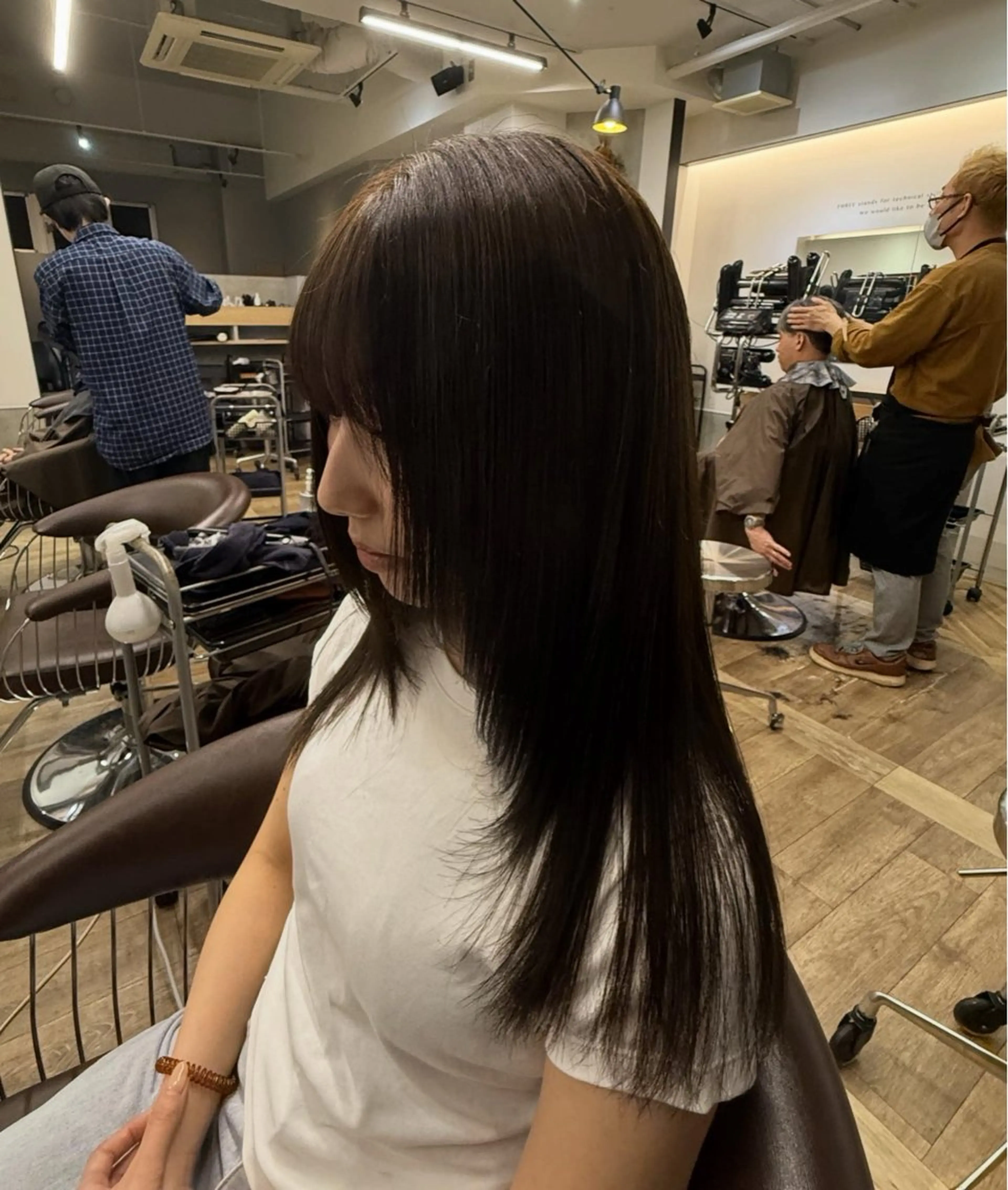 ロング カラー ヘアカラー 沖部 蓮のヘアスタイル