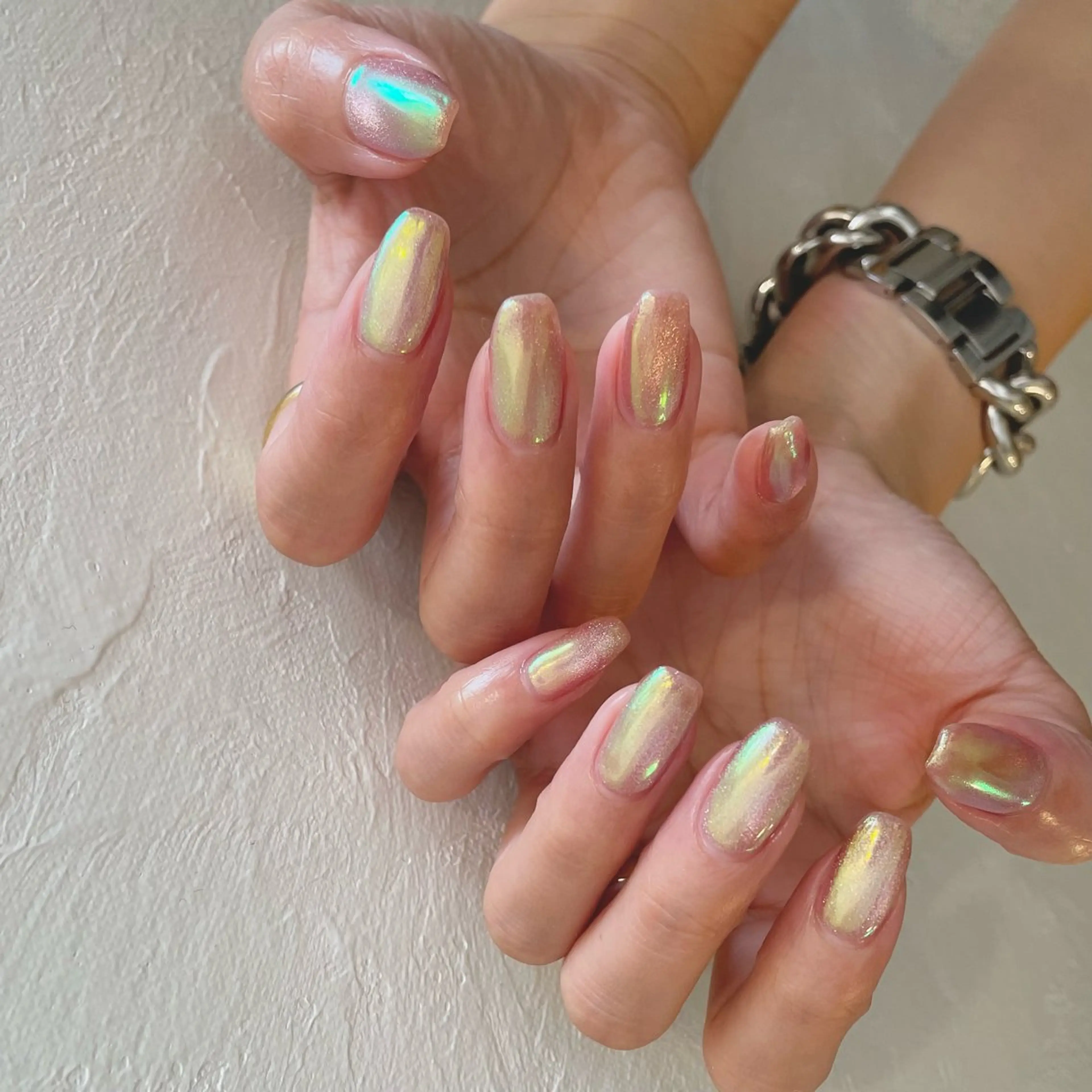 ネイル オーロラネイル マグネットネイル Nail Room uimのネイルデザイン