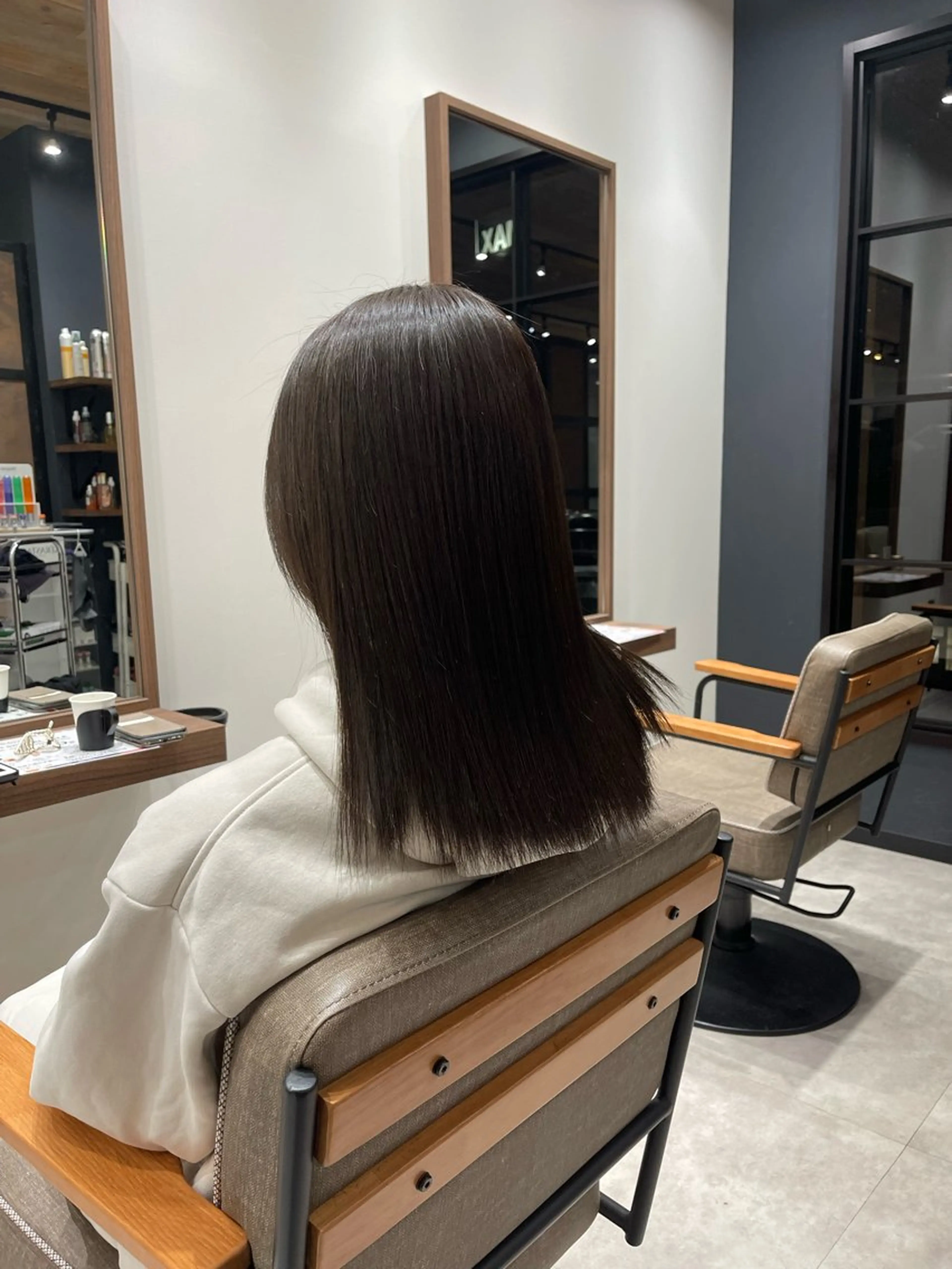 ミディアム 髪質改善 トリートメント ヘアカラー トリートメント 朝5分でキマる艶髪 ／ヤマダのヘアスタイル