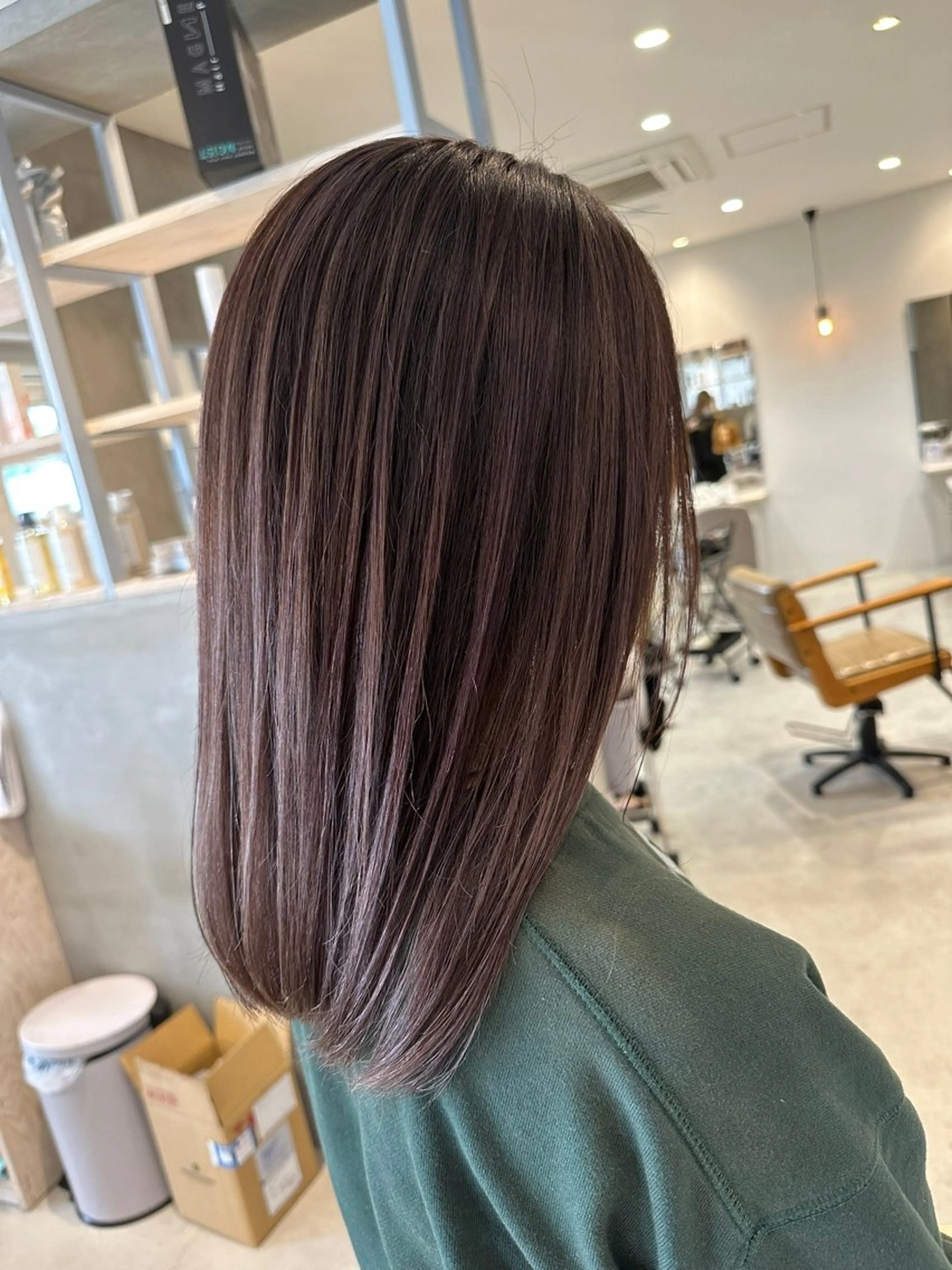 ミディアム カラー ヘアカラー トリートメント 桜太 /ブリーチ/カラーのヘアスタイル