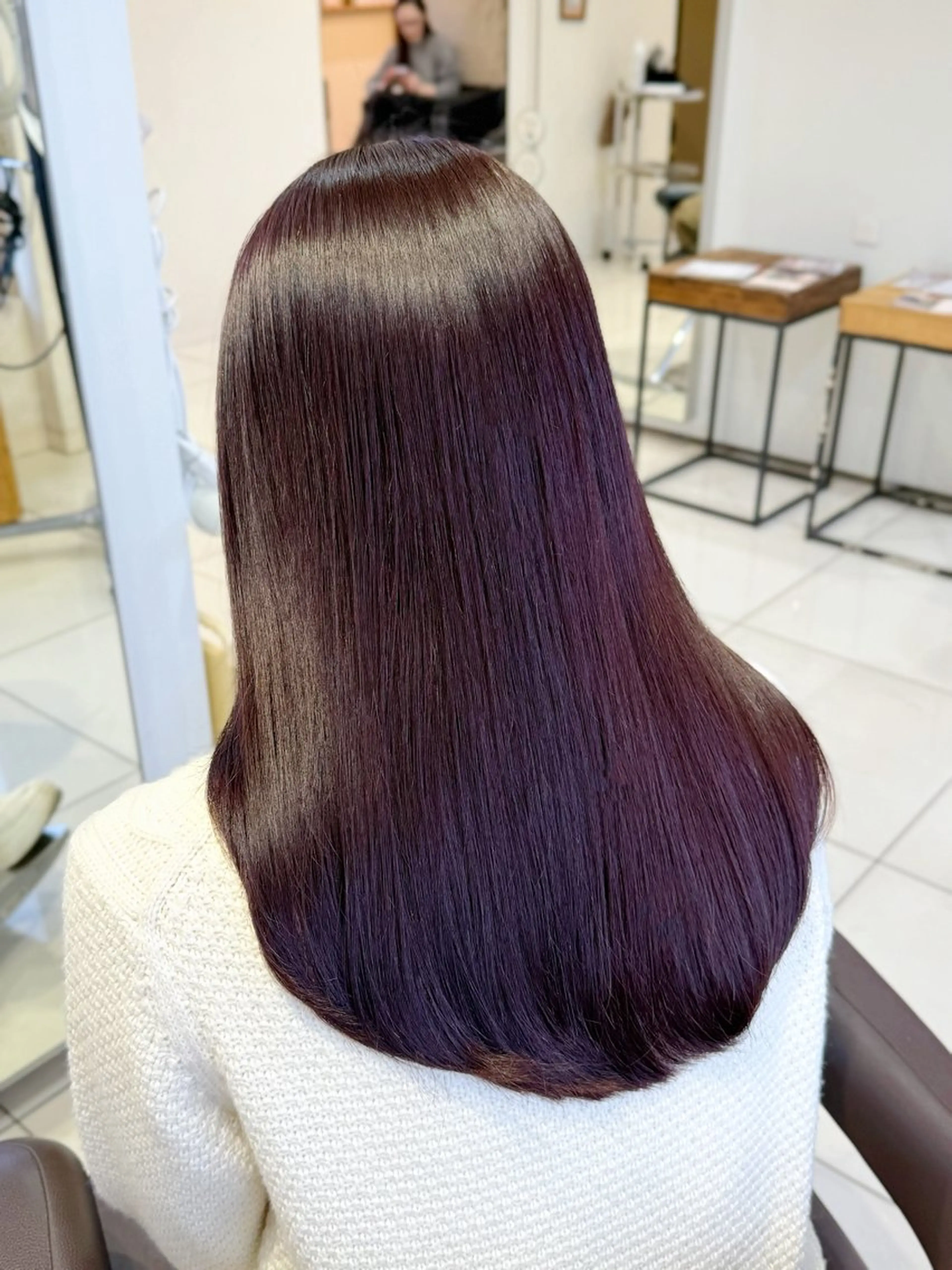 カラー ブラウンカラー ピンクカラー 暖色/レイヤーカット /艶髪/髪質改善/のマツエク・マツパデザイン