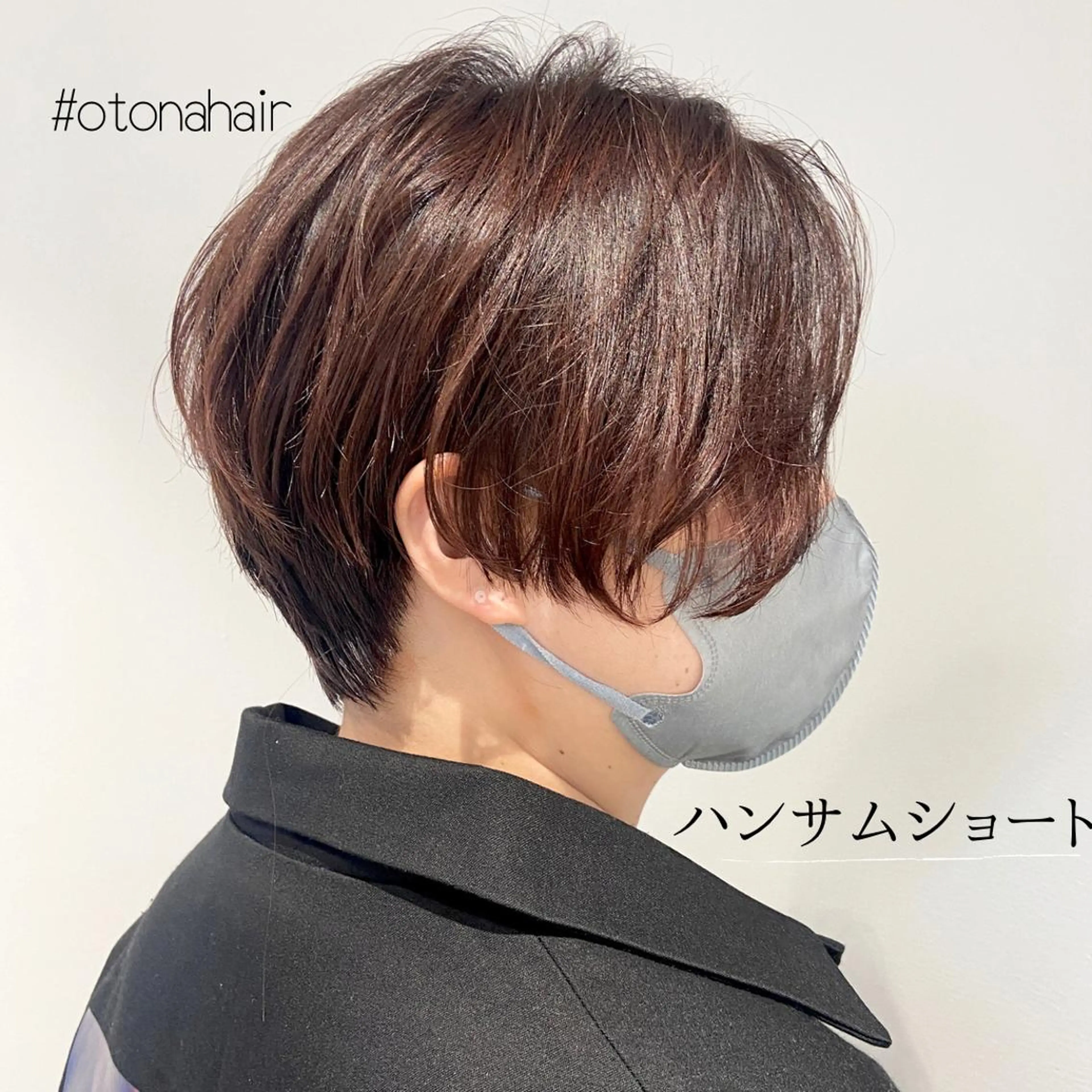 ショート カラー ハイライトカラー 卒業式のヘアスタイル ハイライト カット ヘアカラー トリートメント matka白髪ぼかし 大人ヘア/KEIKOのヘアスタイル