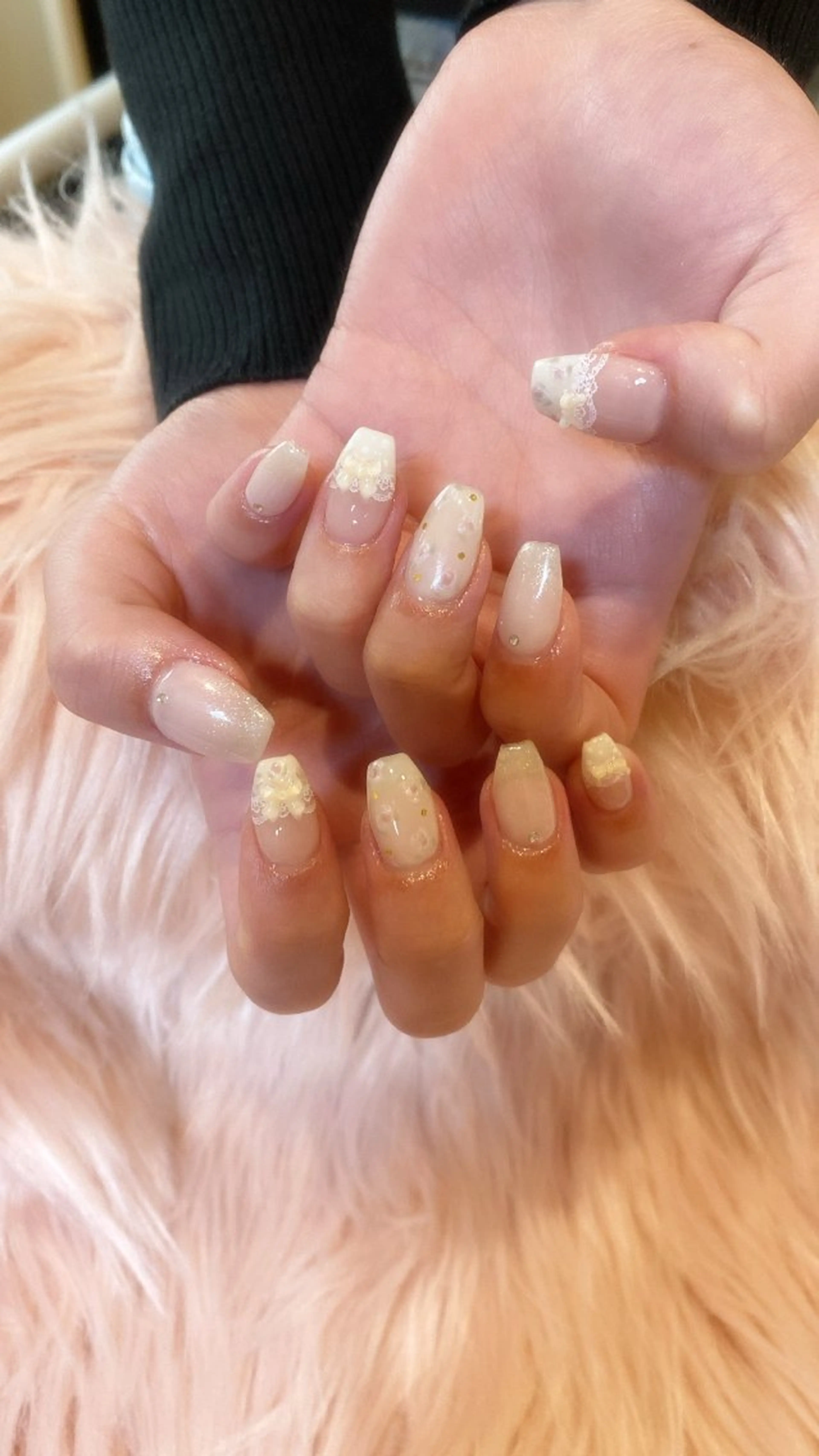 ネイル ハンドネイル crystal ⭐︎ colorのネイルデザイン