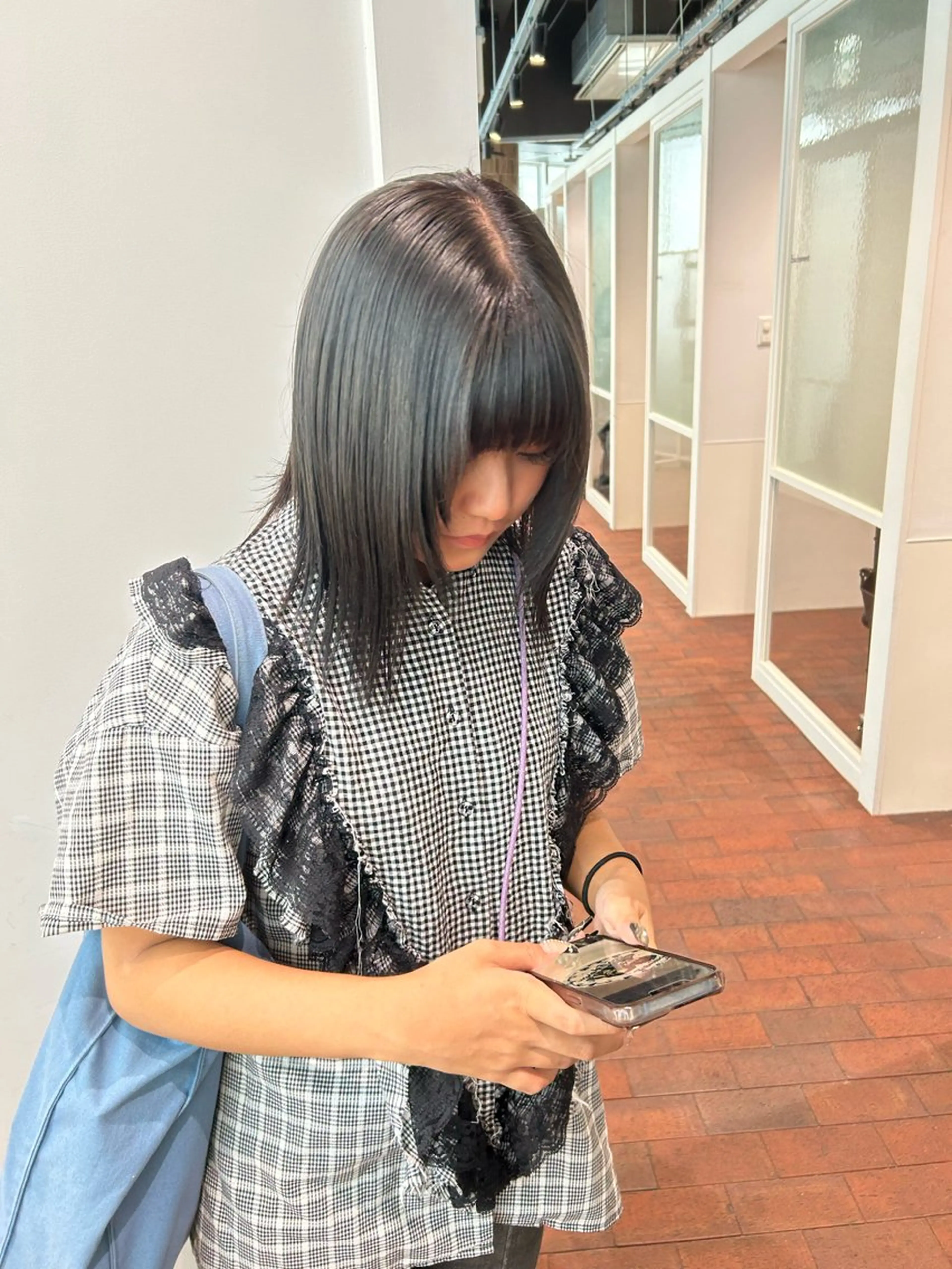 ミディアム カラー CURIO/南船場 /RIN💈🍎のヘアスタイル