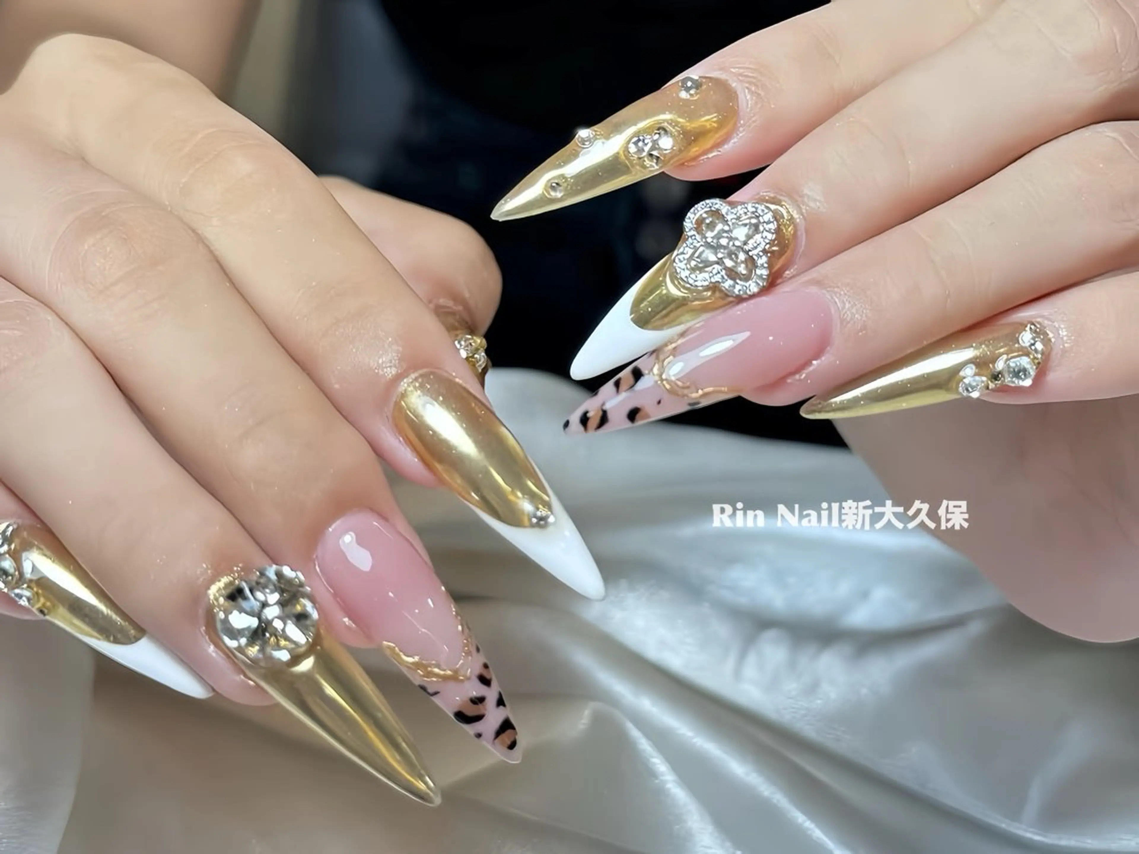 ネイル アートネイル ジェルネイル ネイルチップ Rin Nail 新大久保店のネイルデザイン