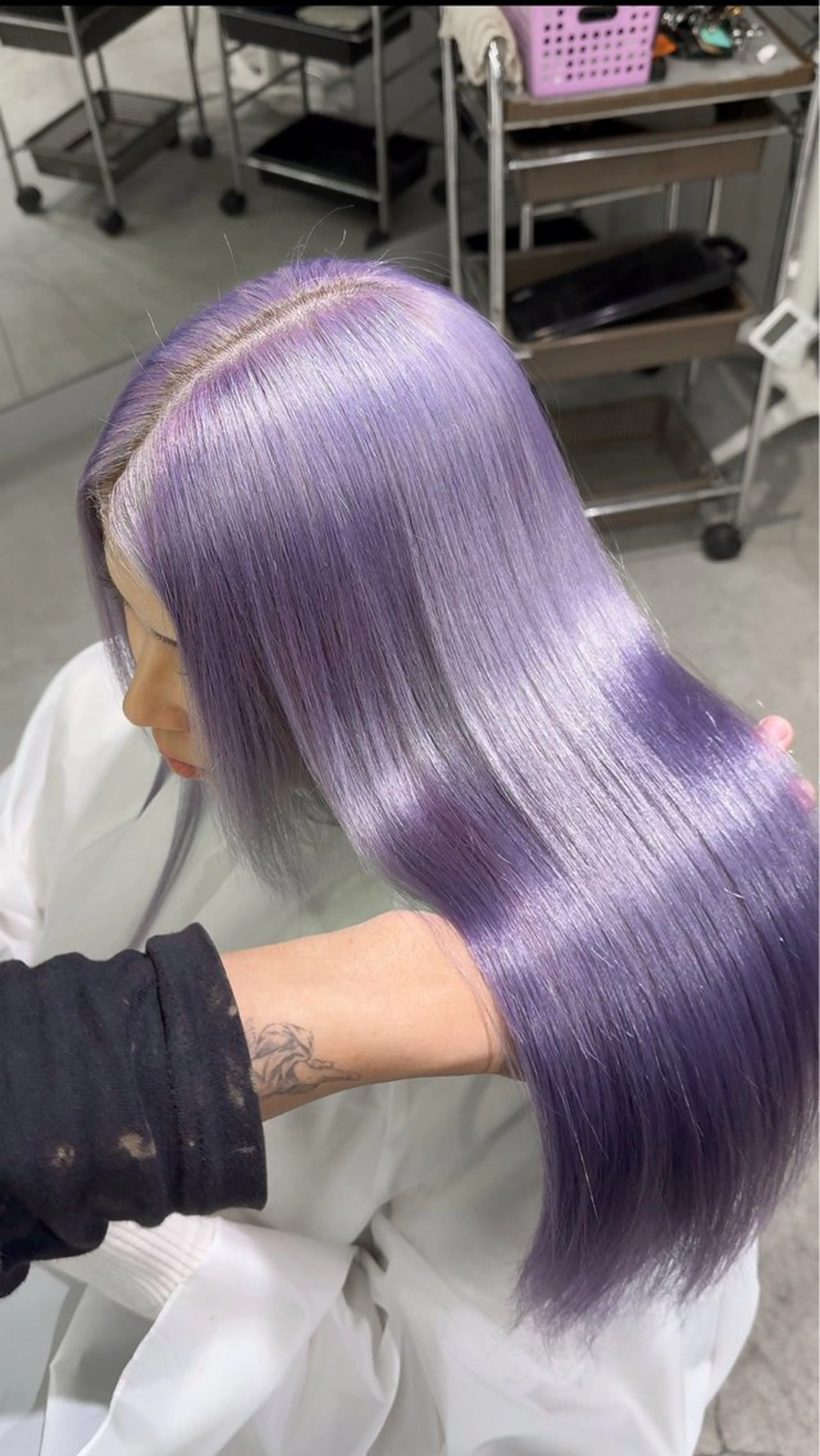 セミロング ヘアカラー トリートメント kai_ GEMのヘアスタイル