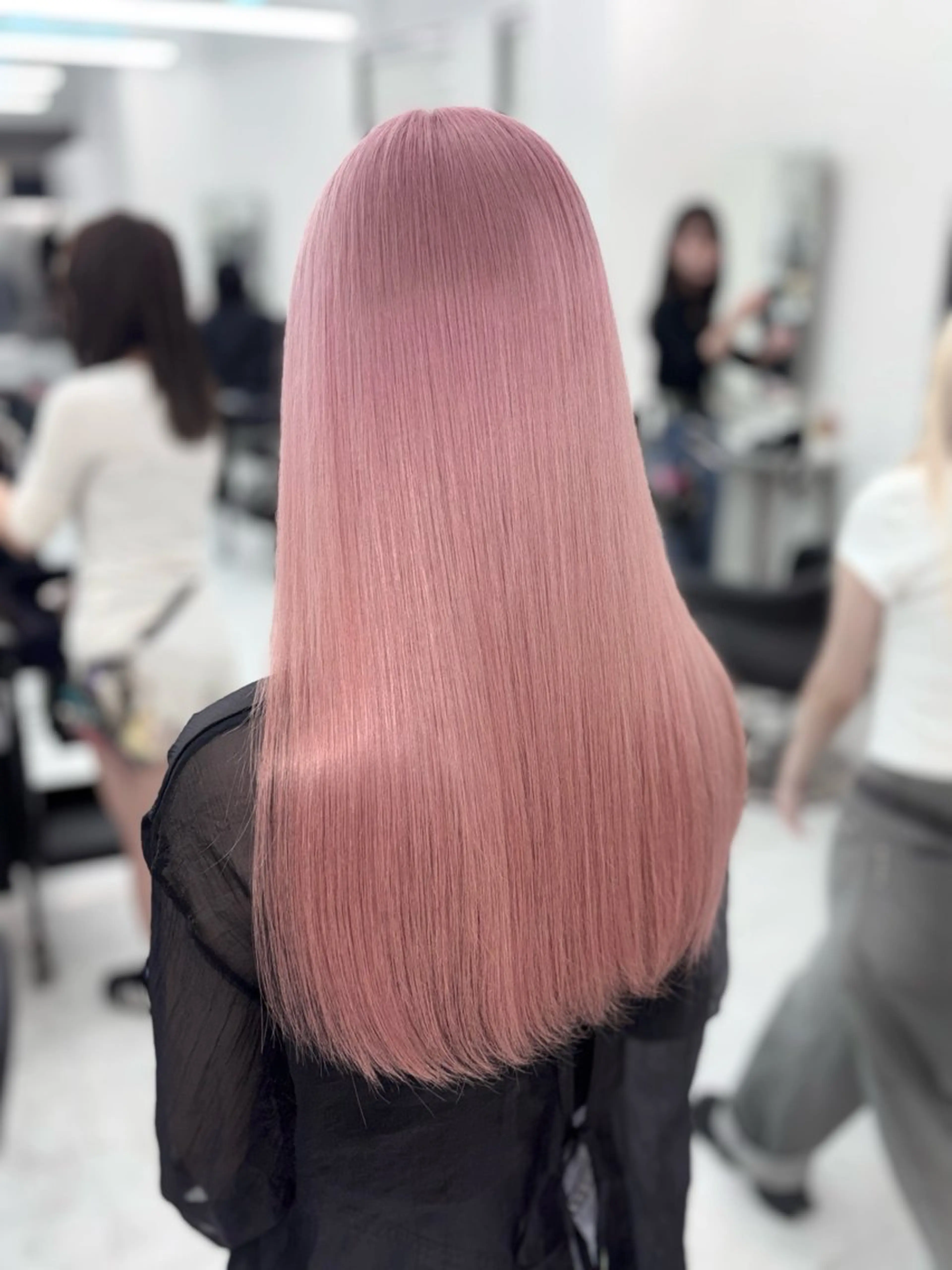 ロング カラー ヘアカラー ヘッドスパ ヘアセット 🫧韓国風透明感 ヘア🫧towaのヘアスタイル
