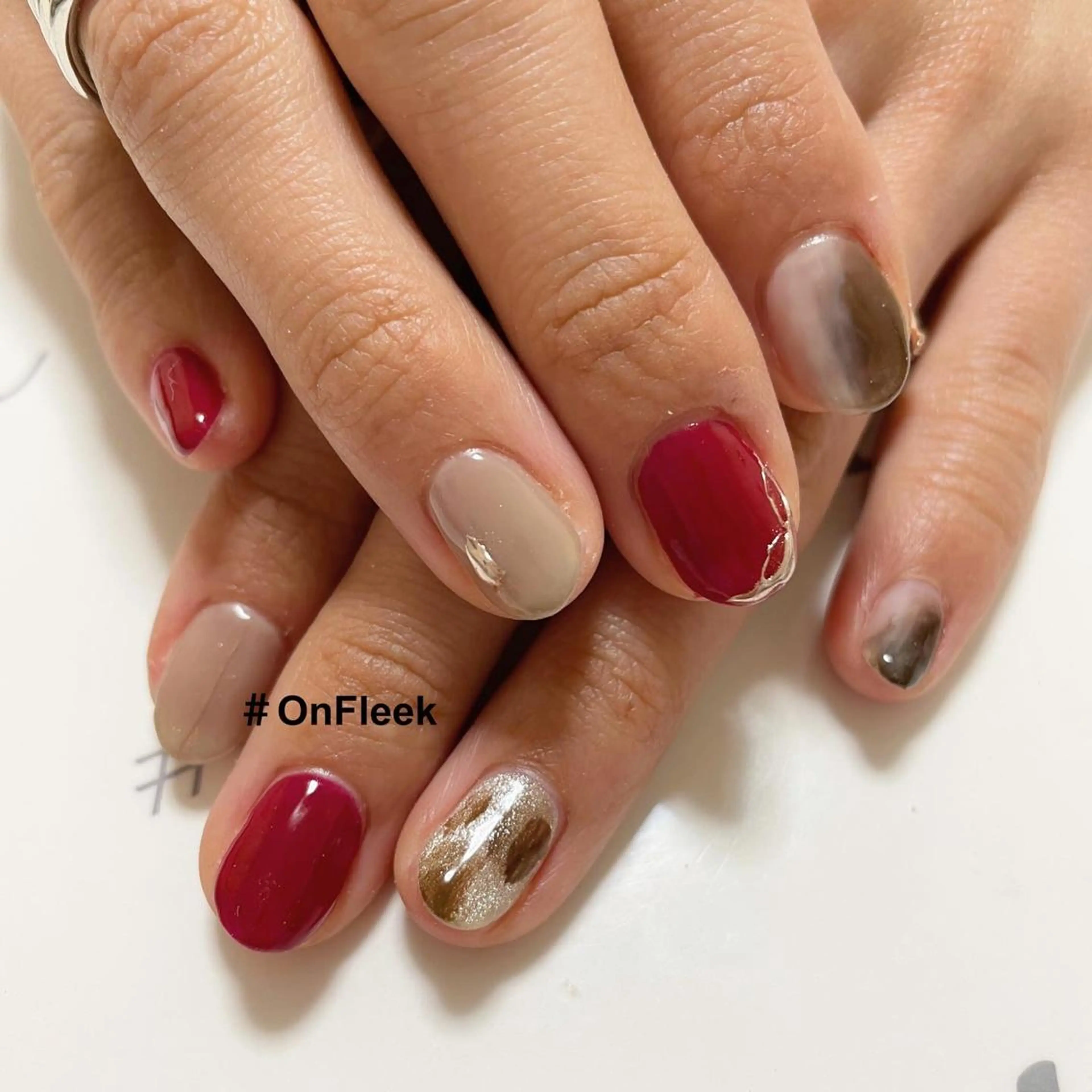 ネイル ハンドネイル NailSalon ＃OnFleekのネイルデザイン