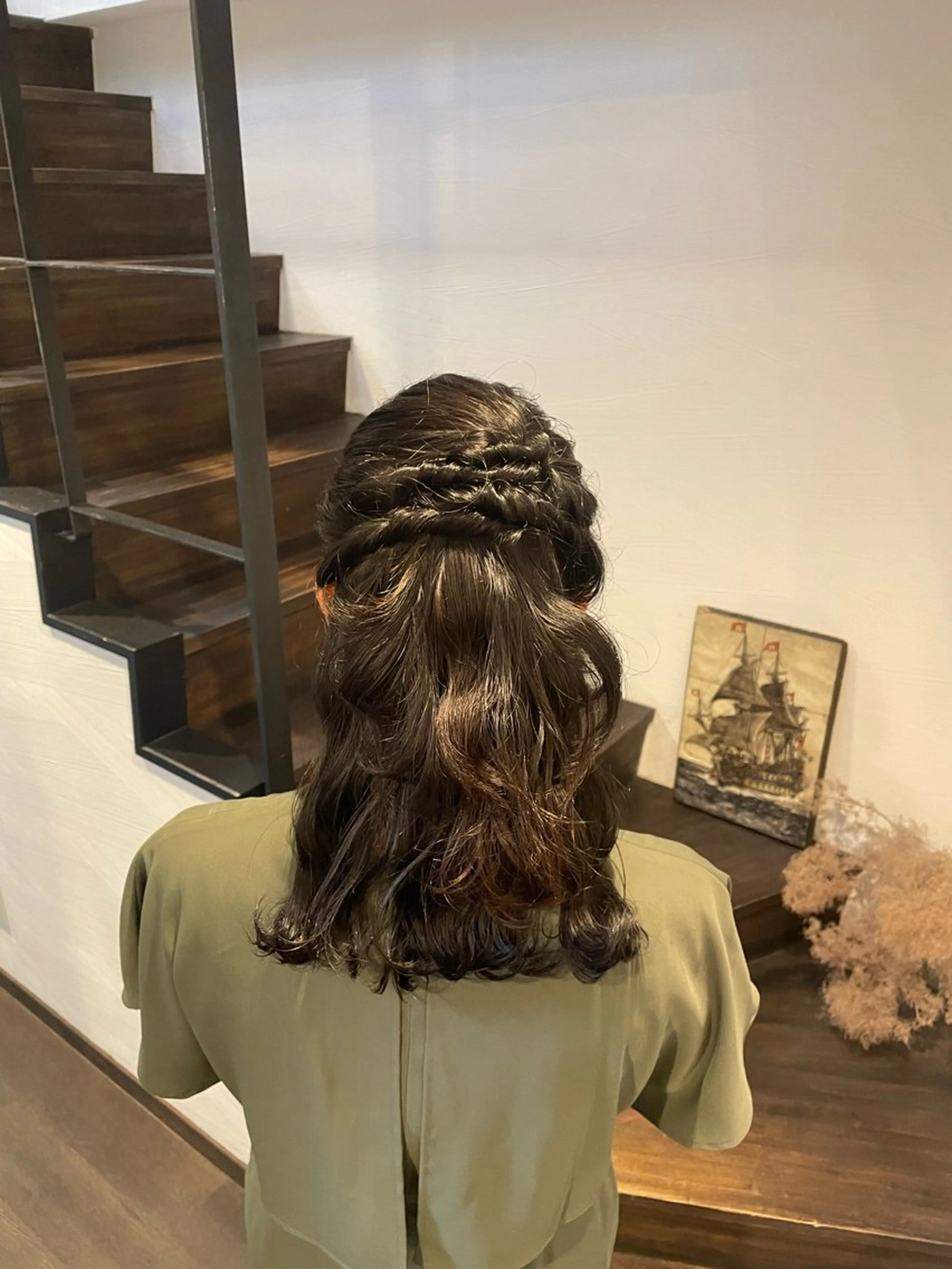 ミディアム ヘアアレンジ リ ノのヘアスタイル