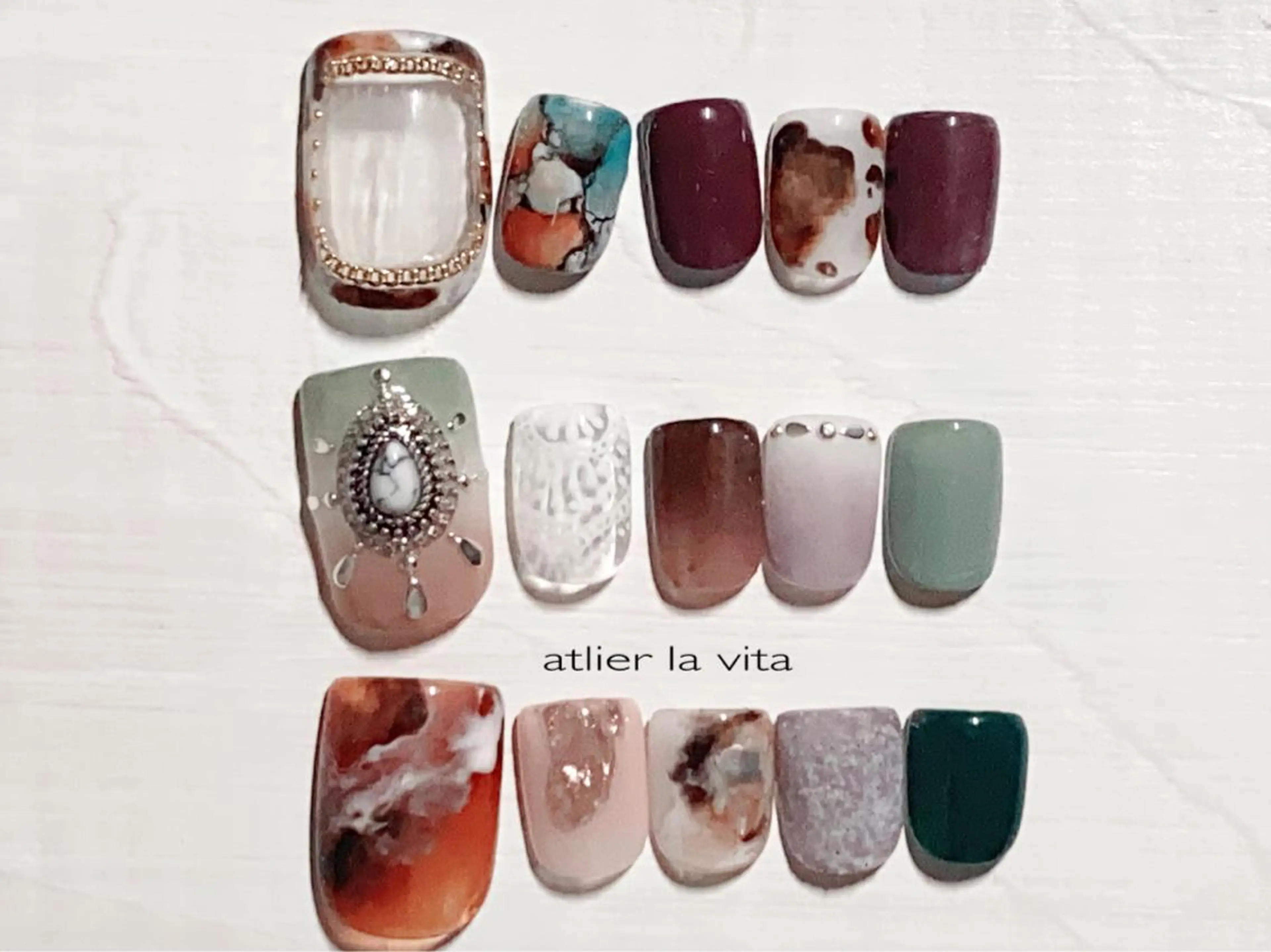 ネイル フットネイル atelier la vita所属・lavita. mimuraのネイルデザイン