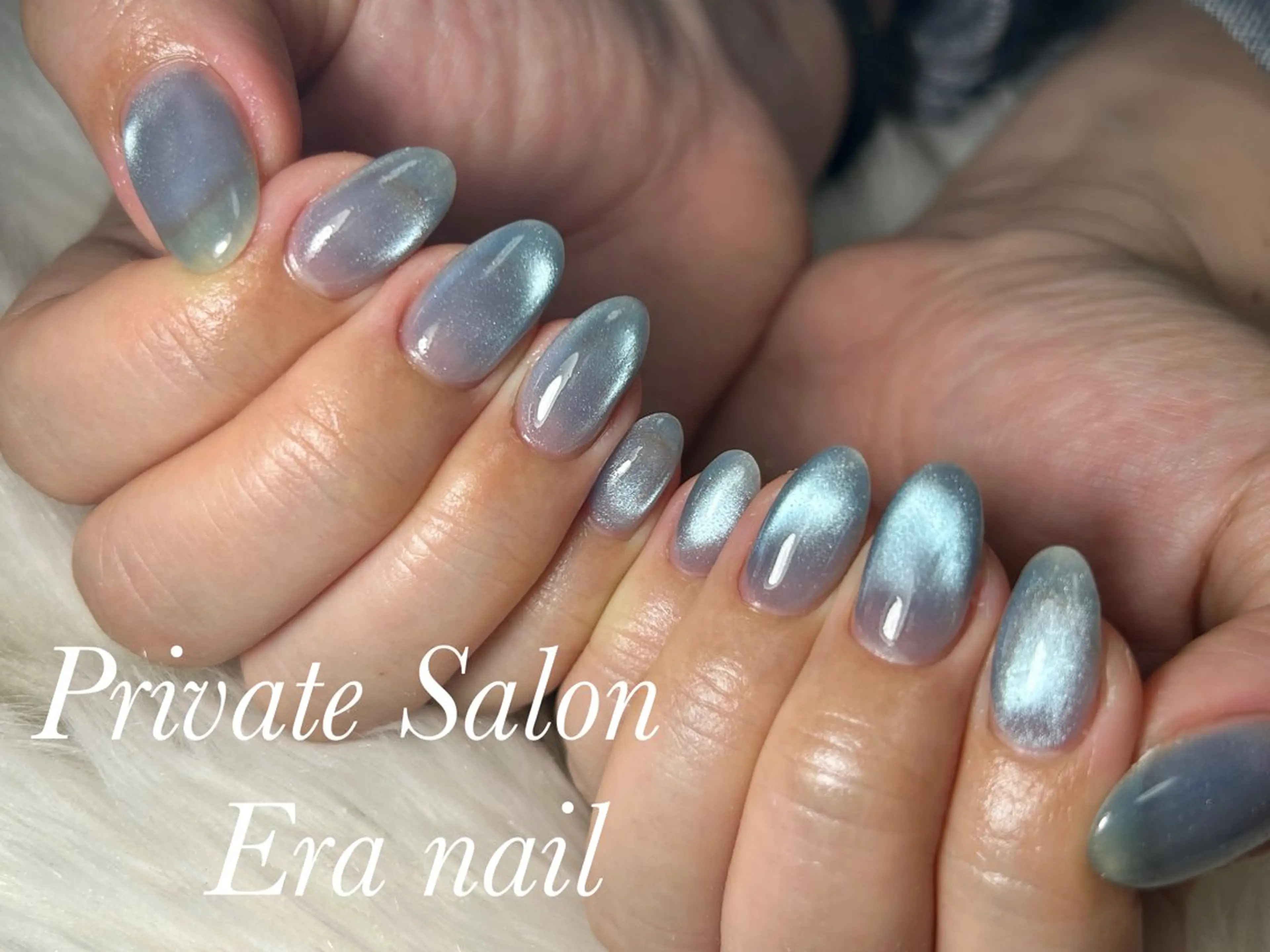 ネイル マグネットネイル マグネットワンカラー ワンカラーネイル ハンドネイル Era nailのネイルデザイン