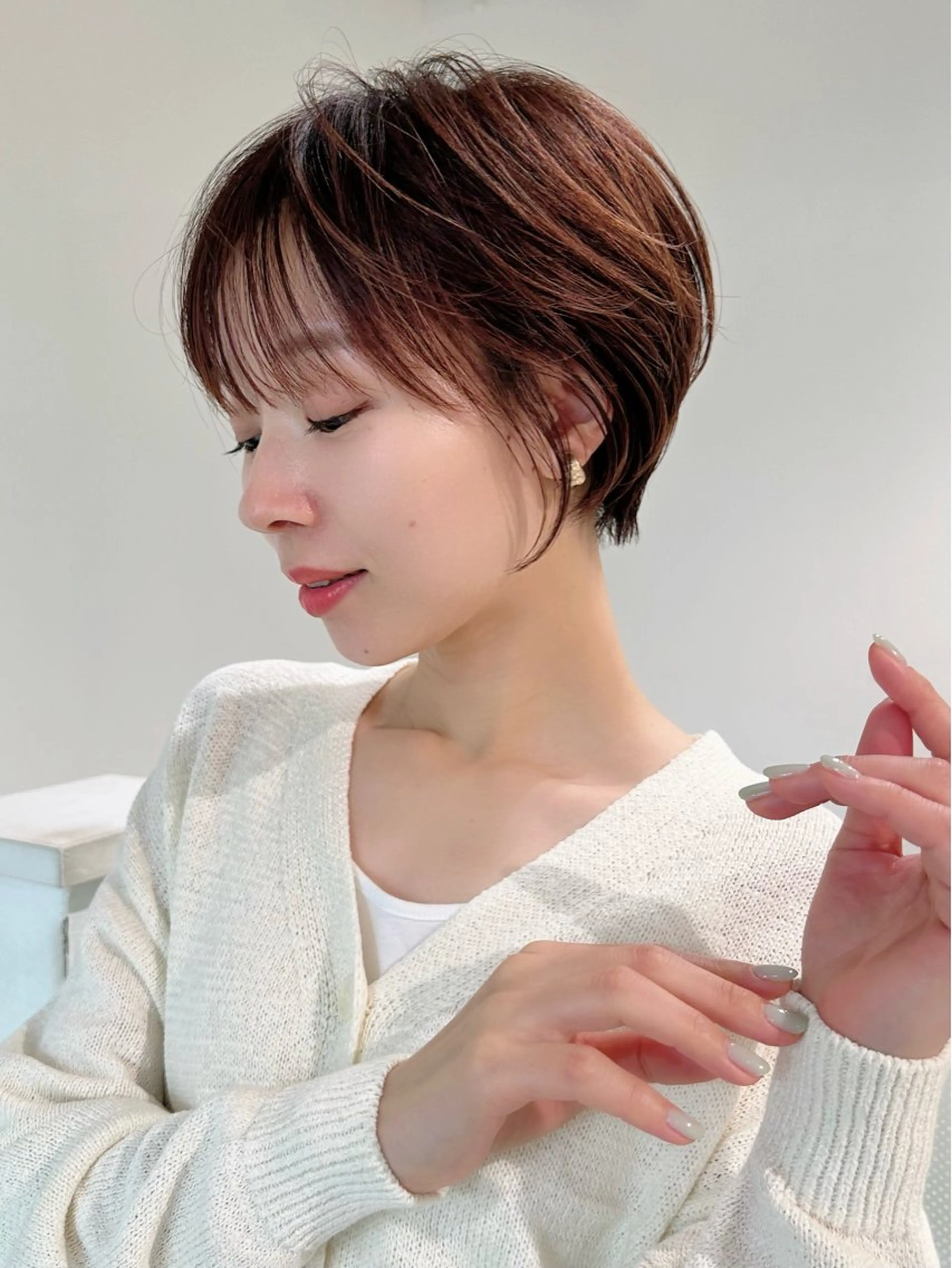 ショート カット ヘアカラー トリートメント ヘッドスパ taiga レイヤー /髪質改善/矯正🌈のヘアスタイル