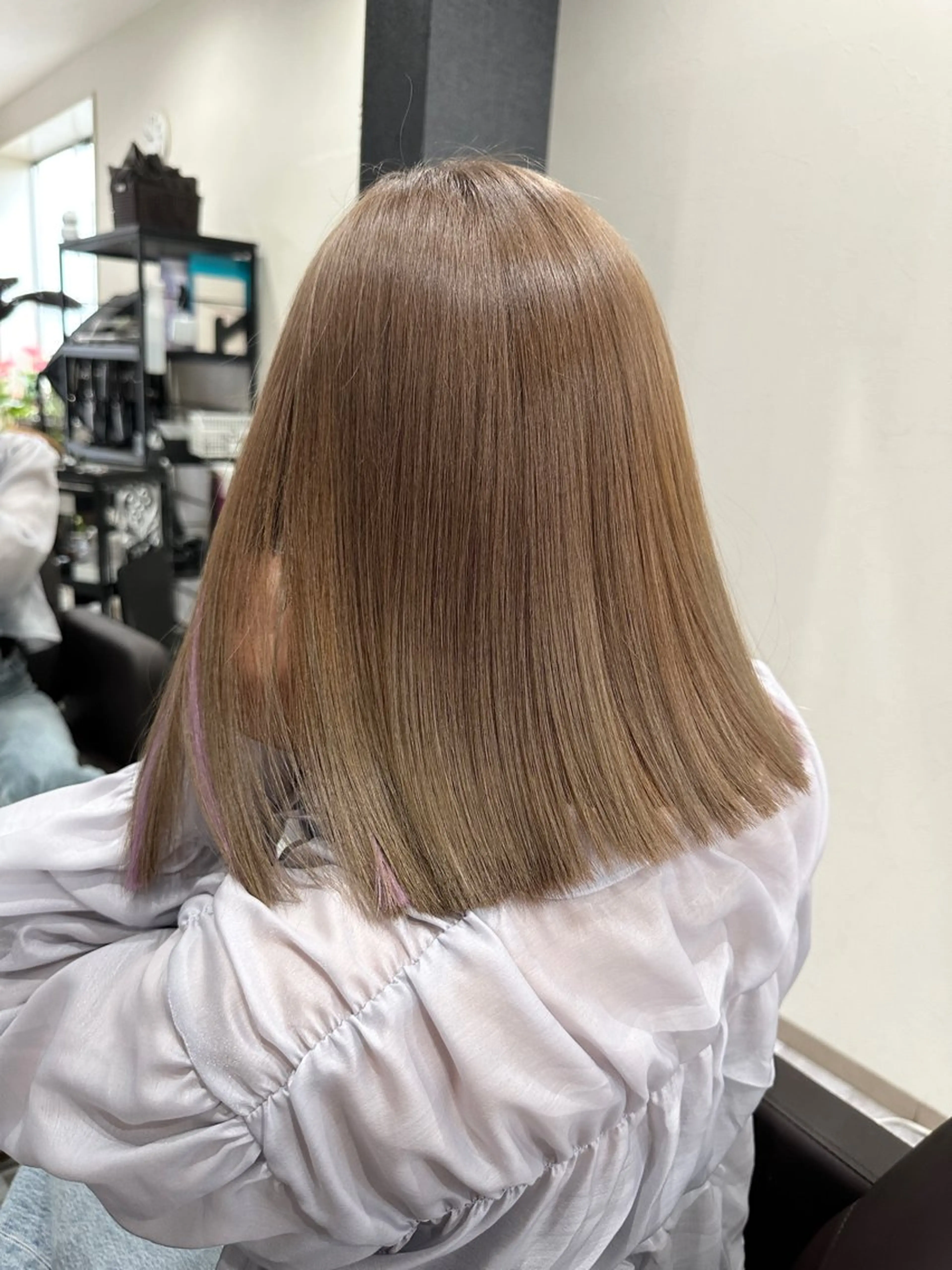 ミディアム カラー ヘアカラー トリートメント 髪質改善特化【荻窪】 RYOTOのヘアスタイル