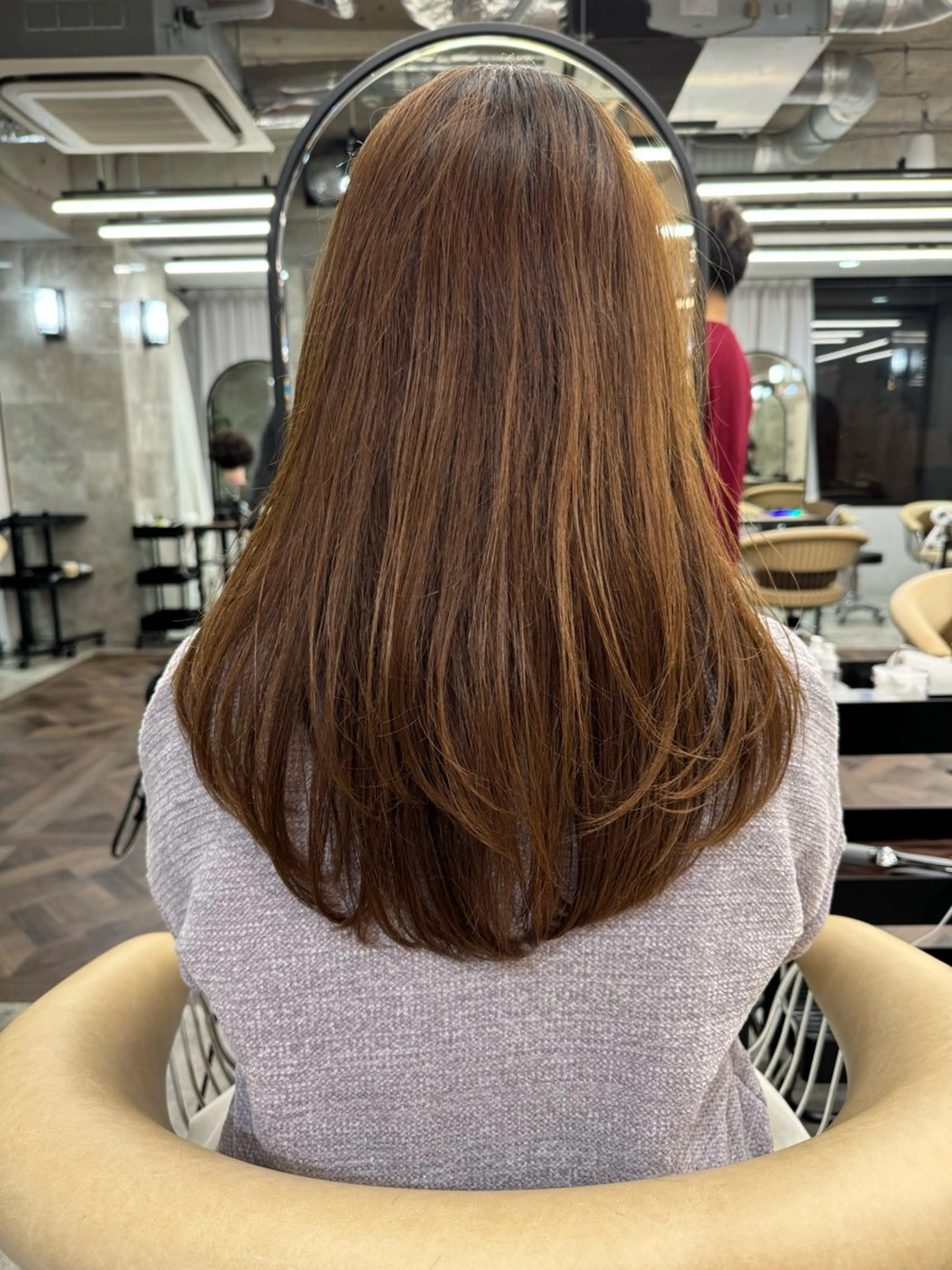 ロング ロングレイヤー レイヤーカット ロング レイヤー職人 横浜/似合わせ/秋山のヘアスタイル