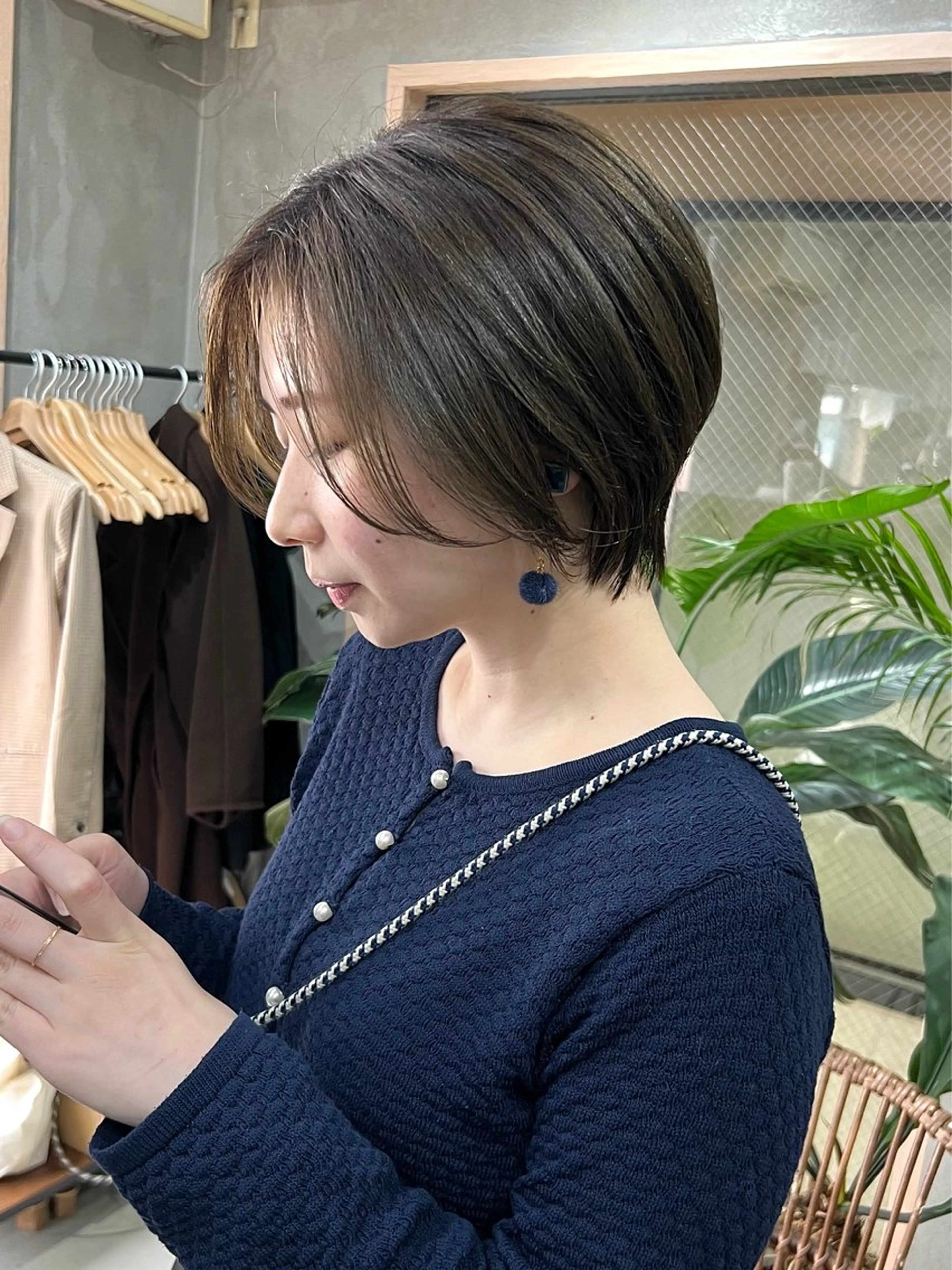 ショート カラー ハンサムショート くびれヘア ショートヘア U-fuショート 伊藤拓海のヘアスタイル