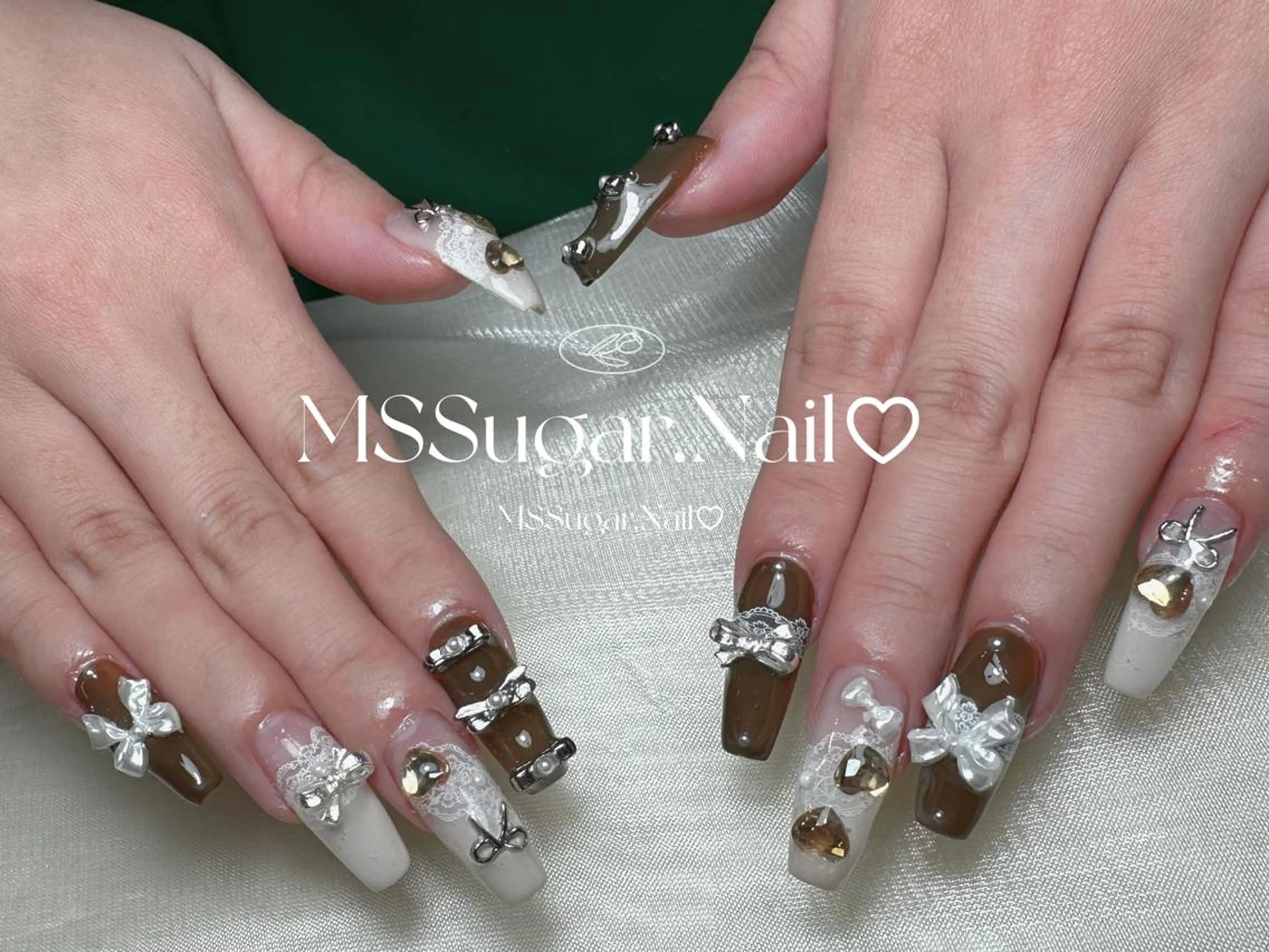 ネイル アートネイル 入学式 卒業式 ハロウィン ロングネイル MSSugar Nailのネイルデザイン