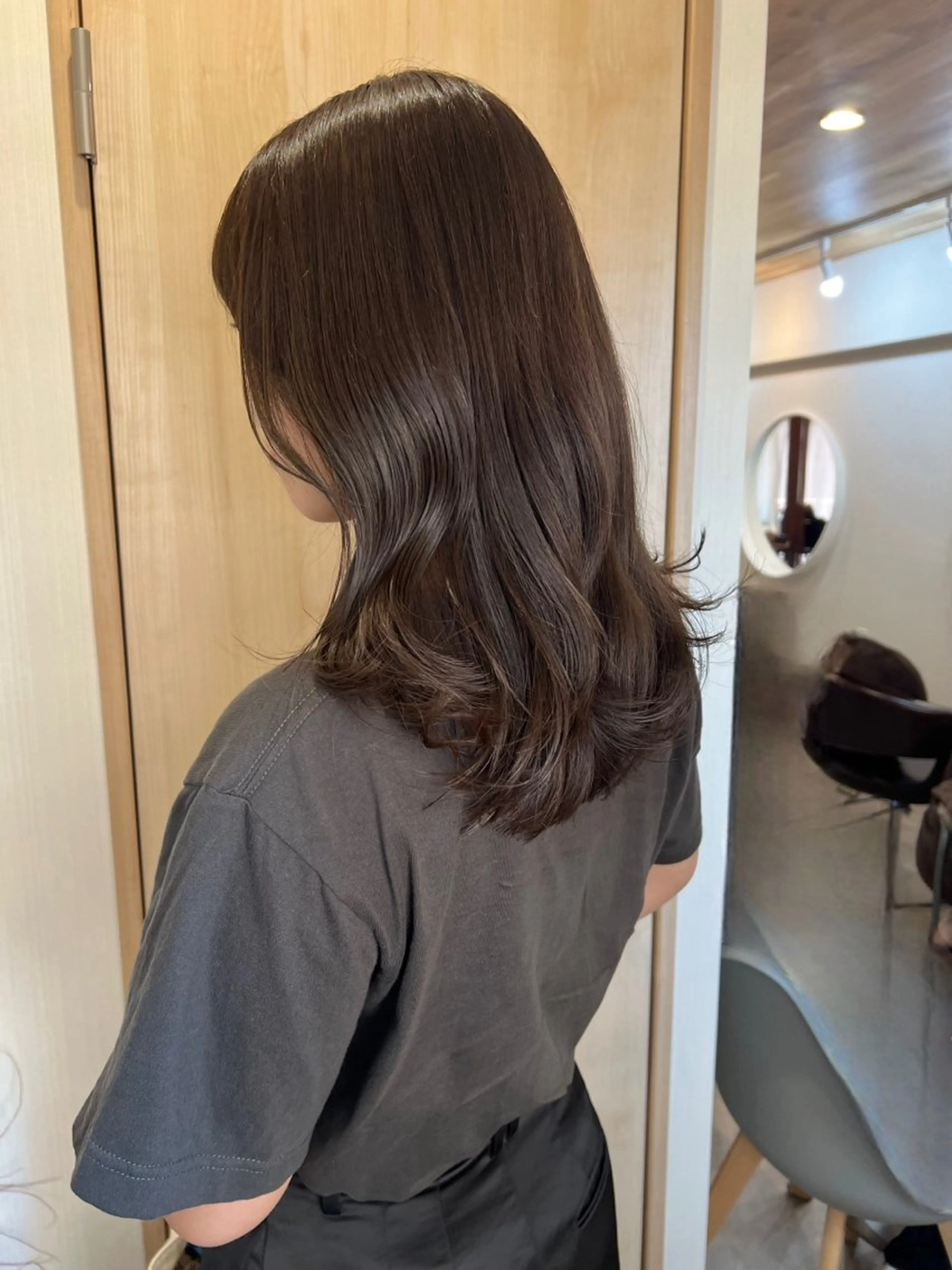 ミディアム カラー カット ヘアカラー トリートメント トレンドと似合わせ/ マンツーマン/西上楓のヘアスタイル