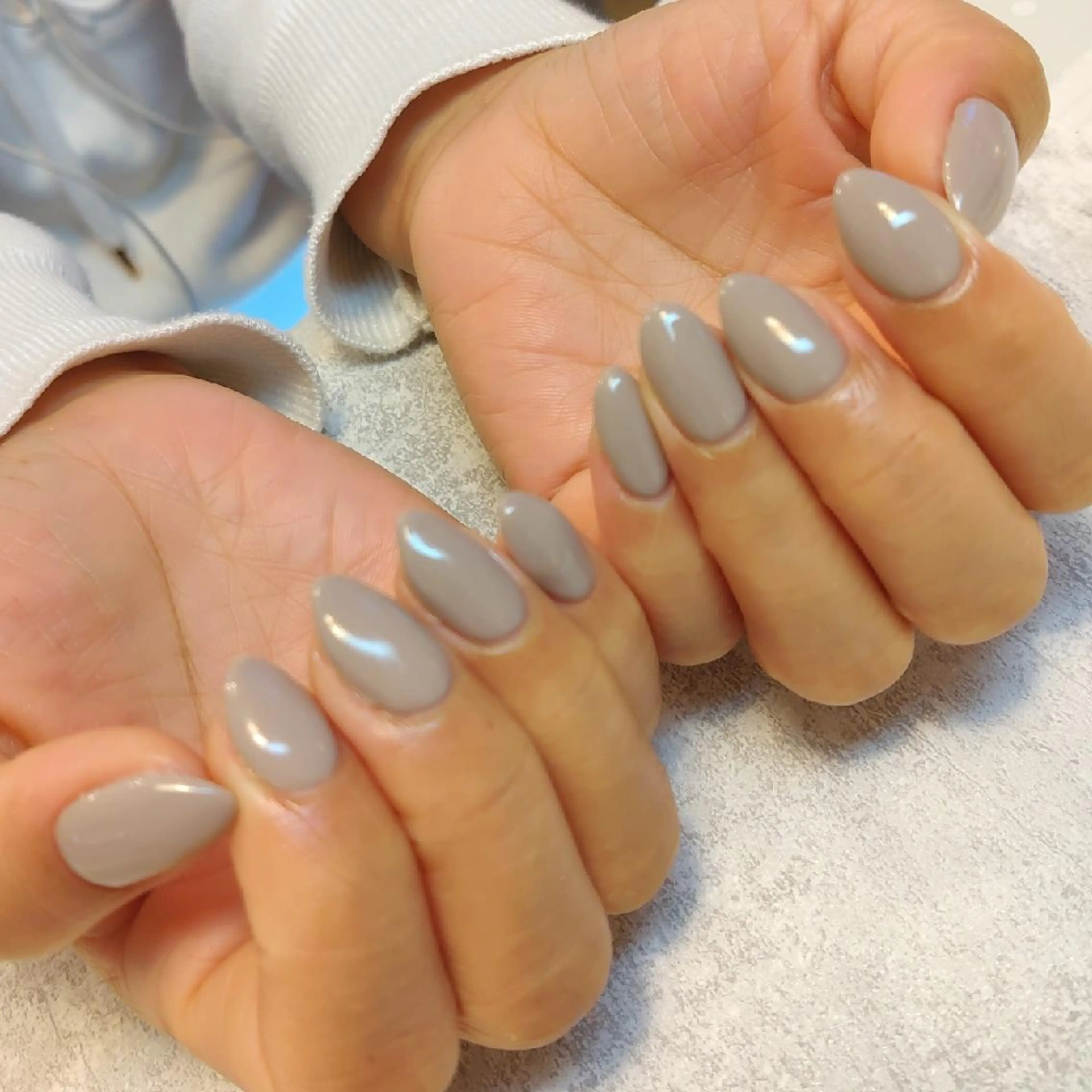 ネイル ワンカラーネイル ジェヌインネイル 河内のネイルデザイン