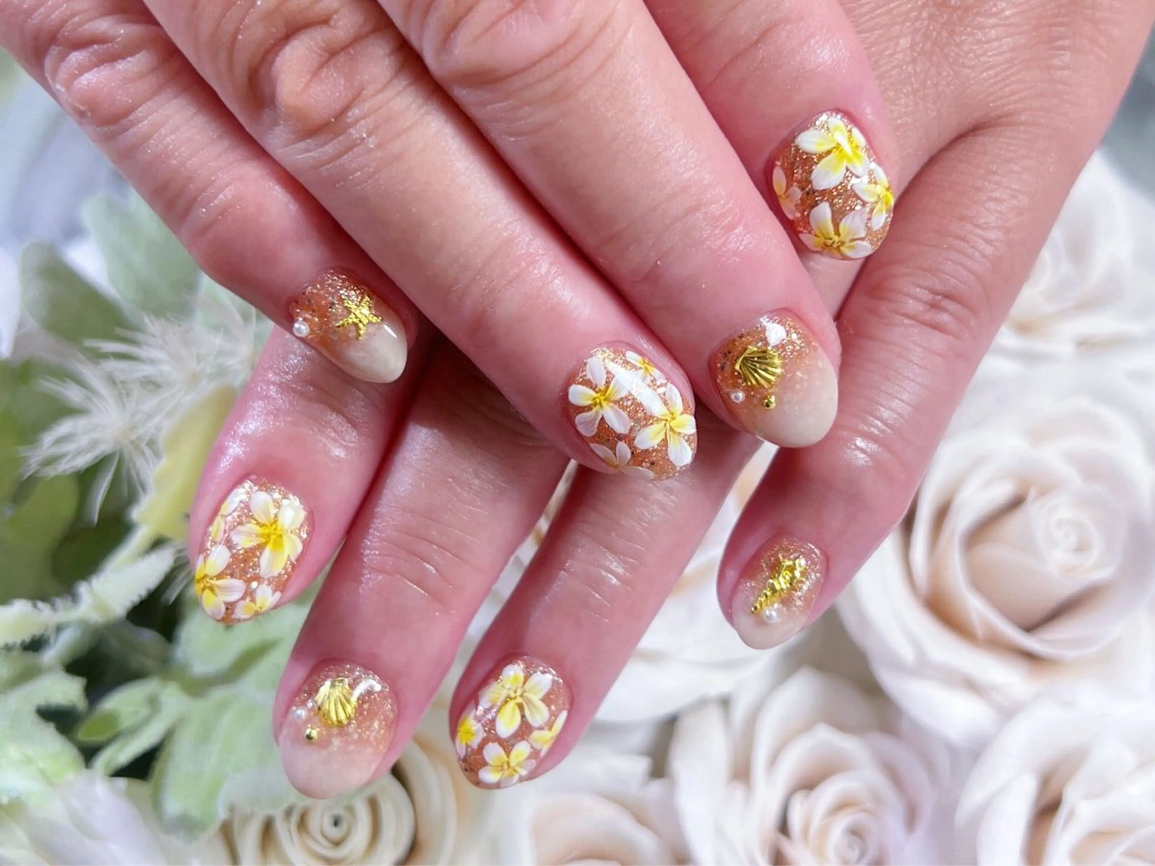 ネイル ロングネイル 持ち込み スカルプネイル ワンホンネイル ハンドネイル Painty所属・Painty nailのネイルデザイン