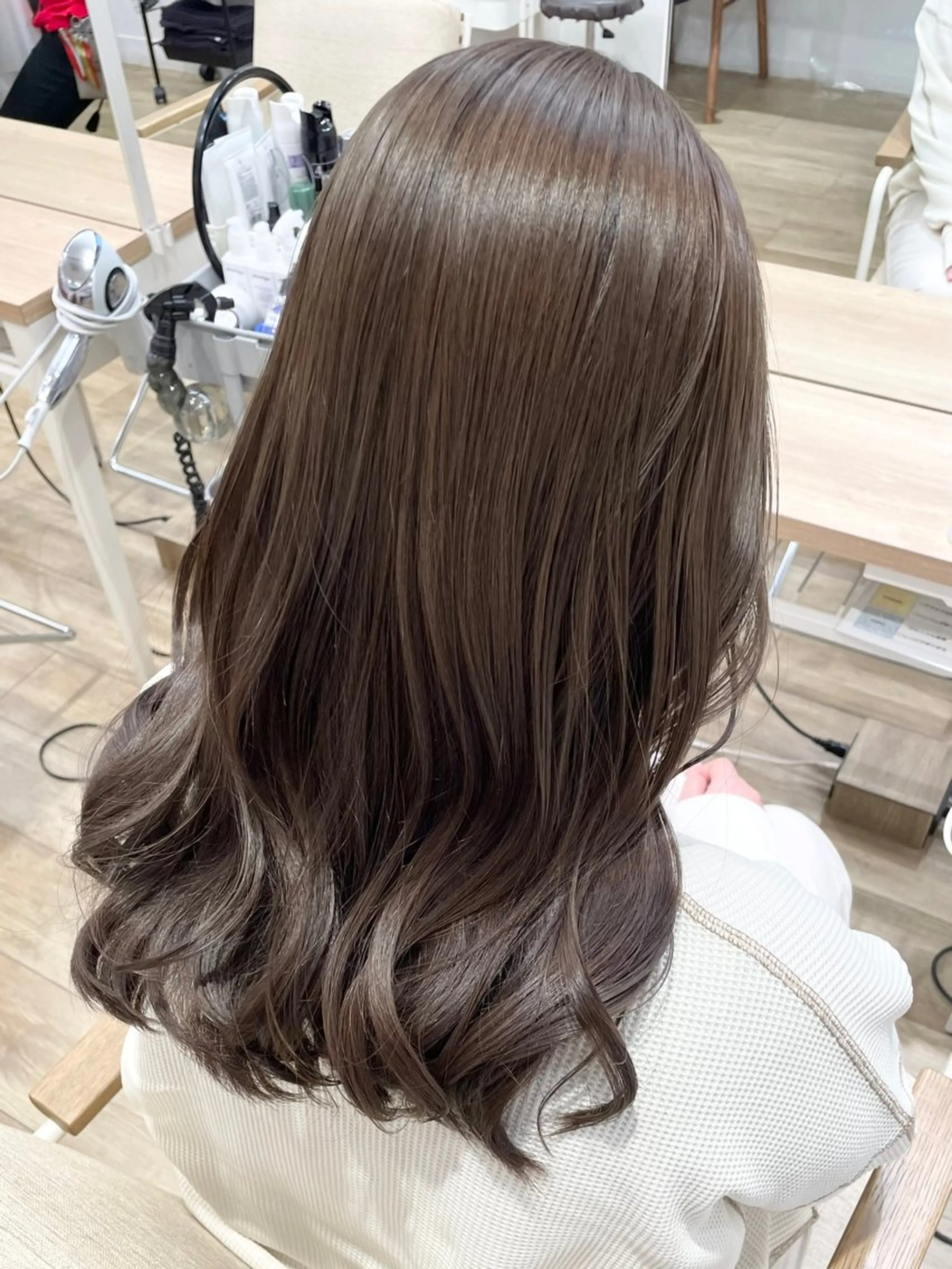 ロング カラー 透明感カラー グレージュ オリーブグレージュ オリーブグレー 松田 /骨格矯正カットのその他イメージ